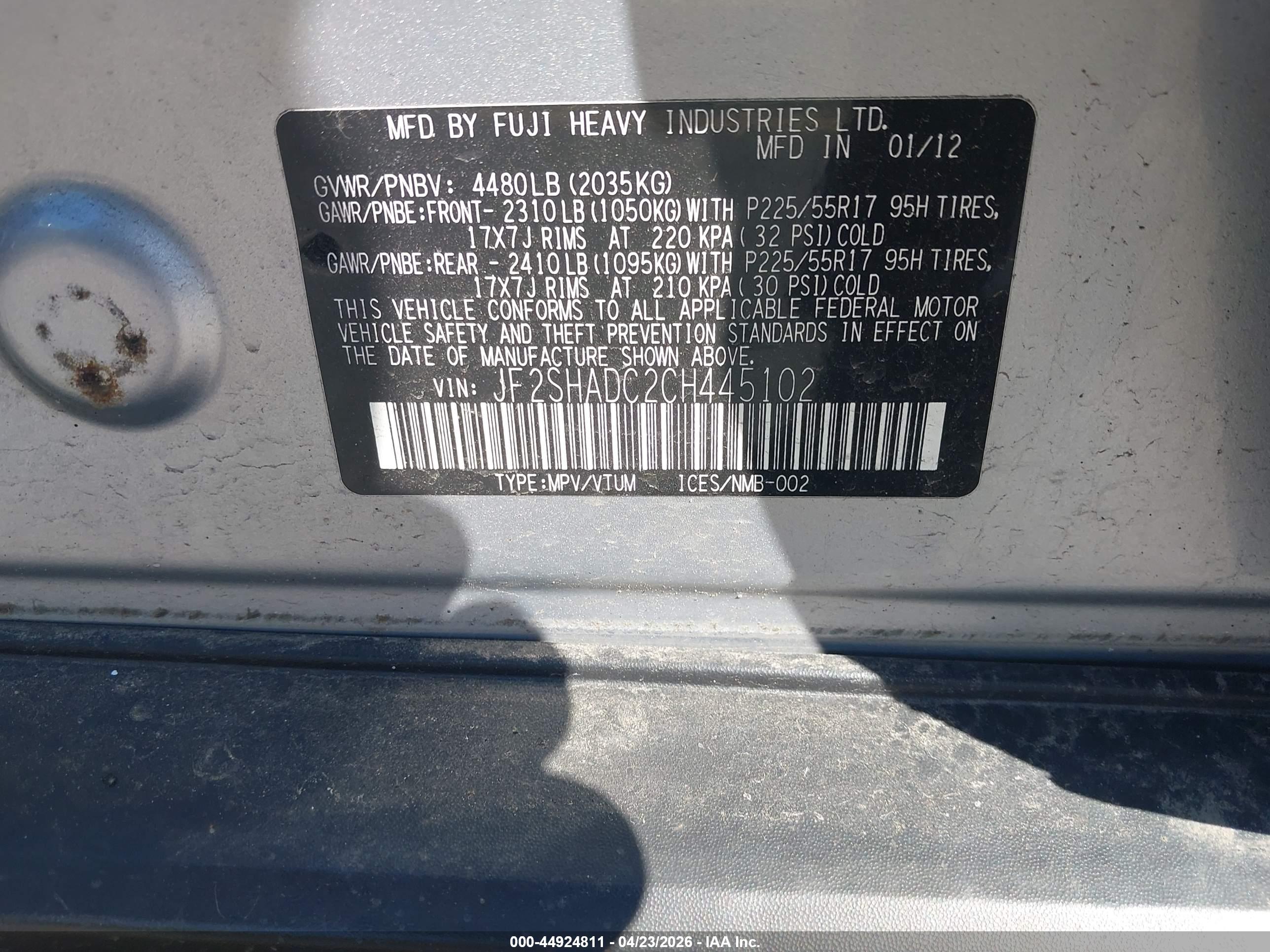 SUBARU FORESTER image 9