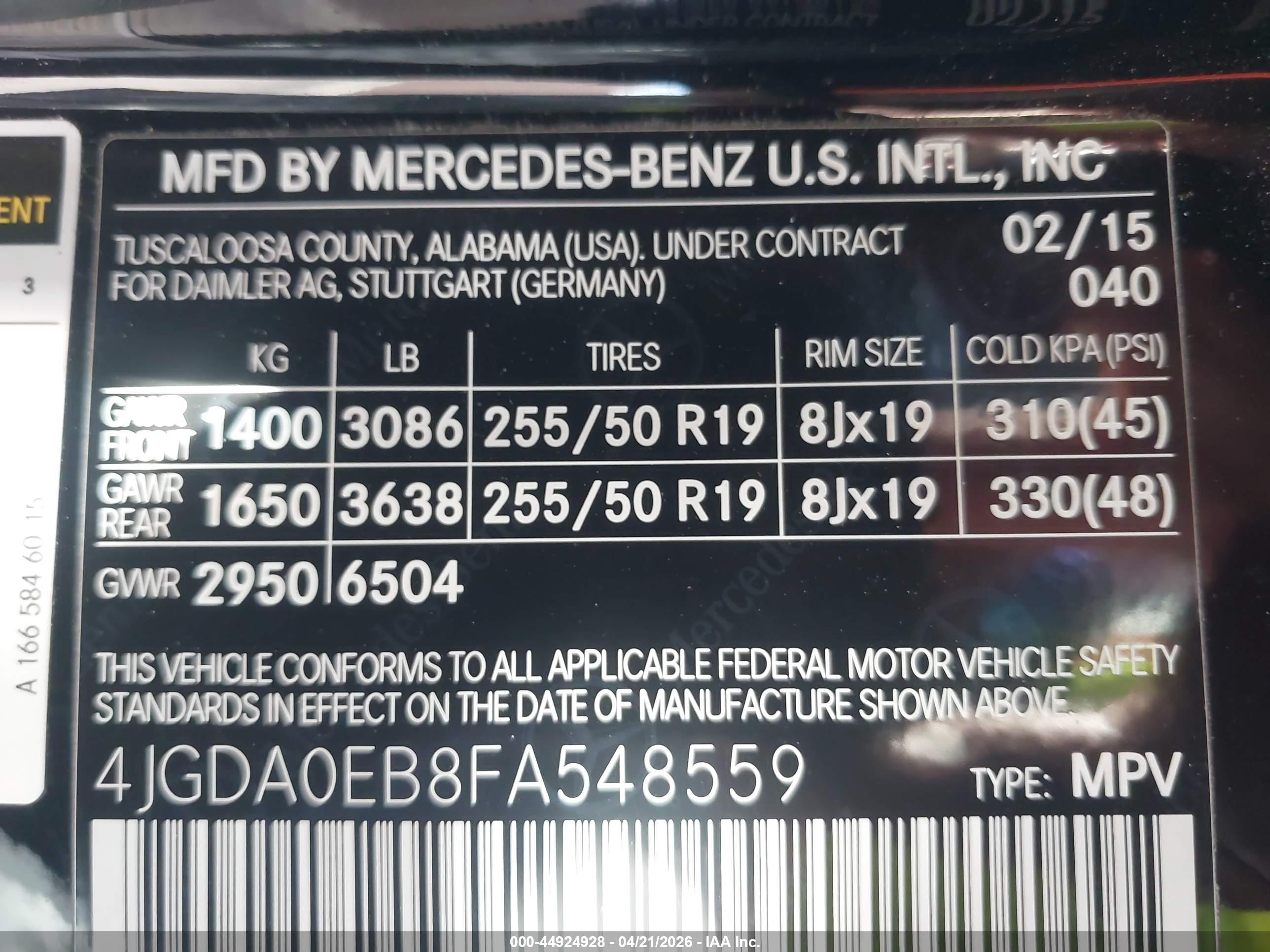 MERCEDES-BENZ ML image 9