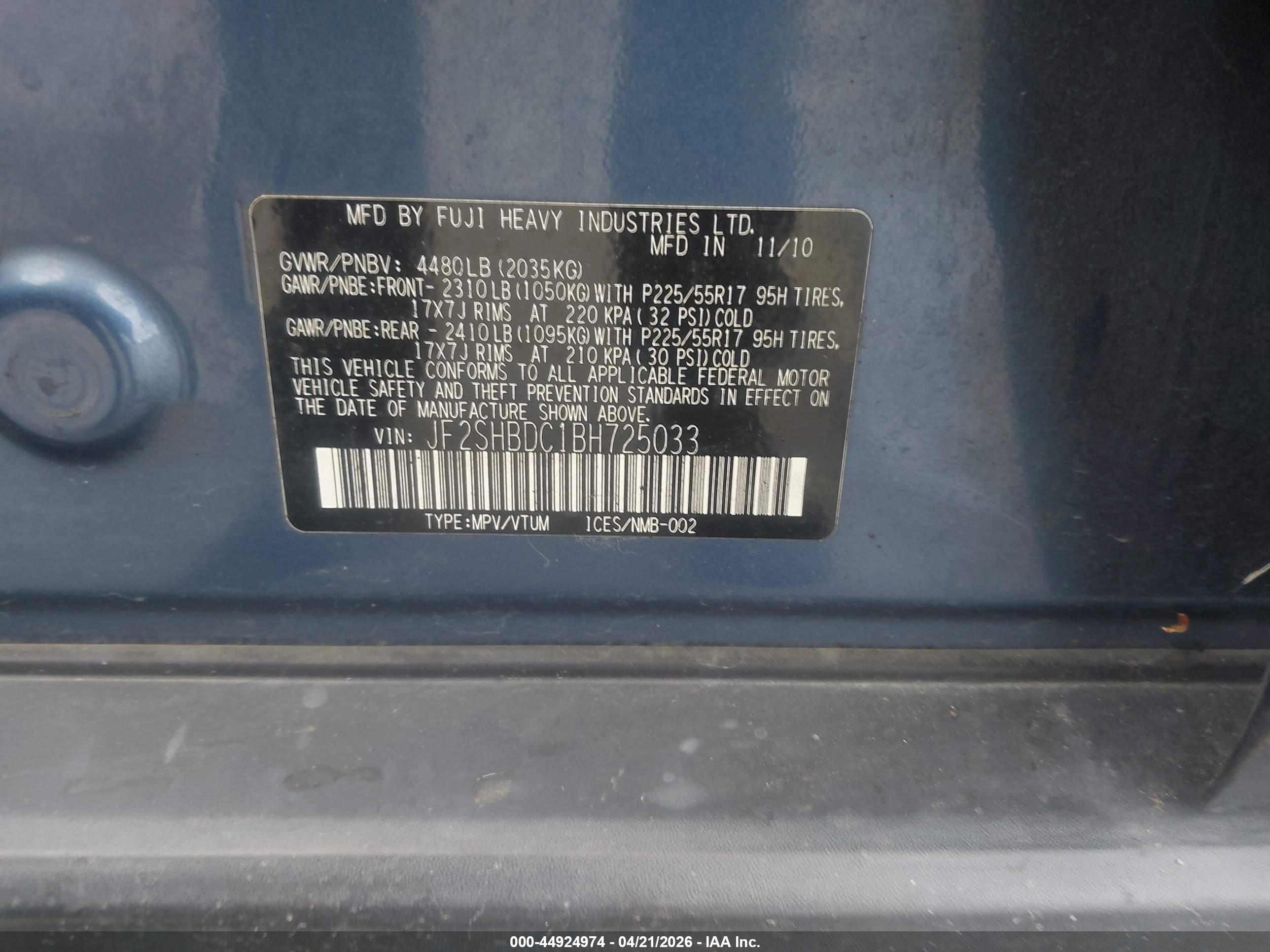 SUBARU FORESTER image 9