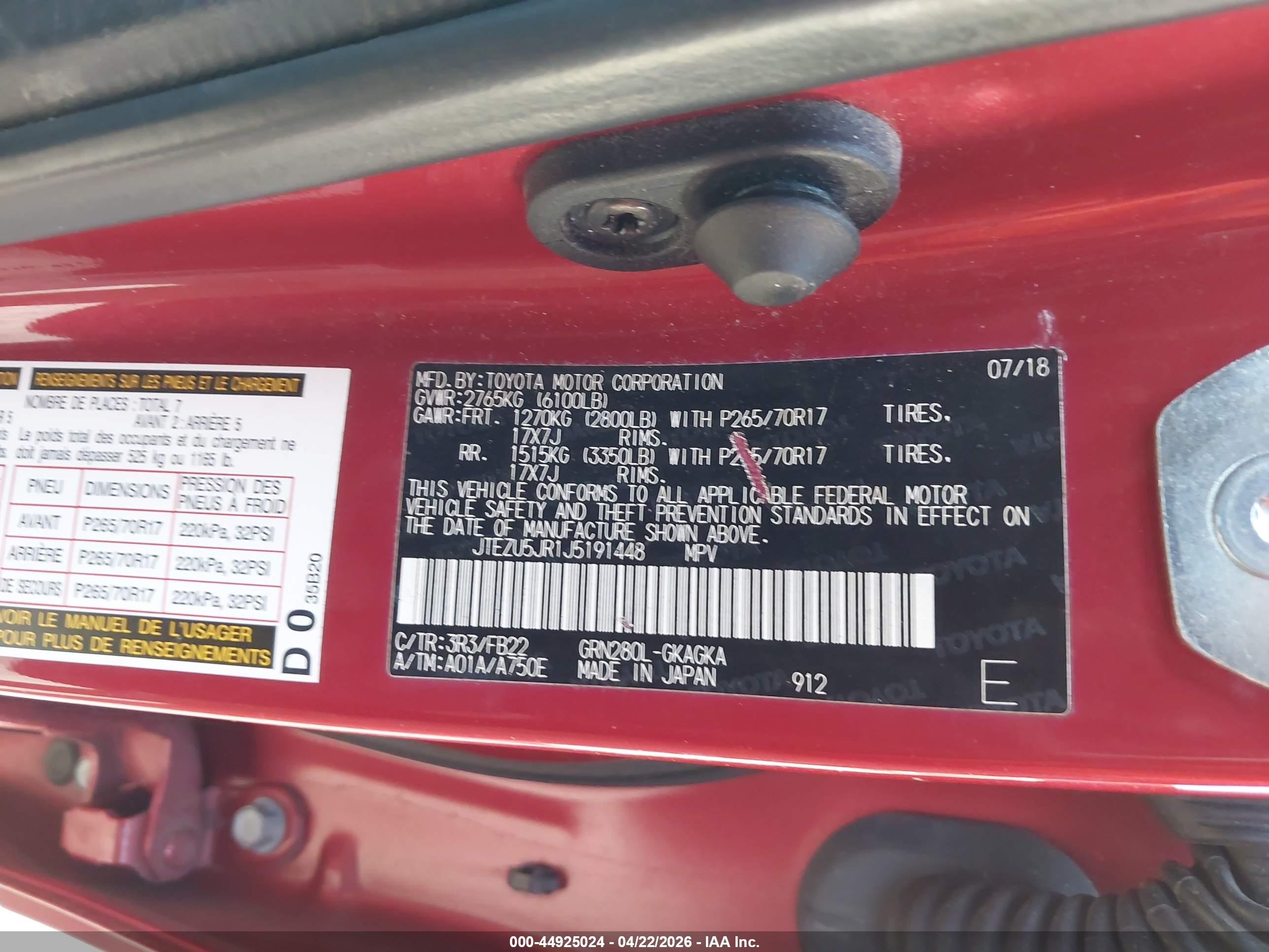 TOYOTA 4RUNNER image 9