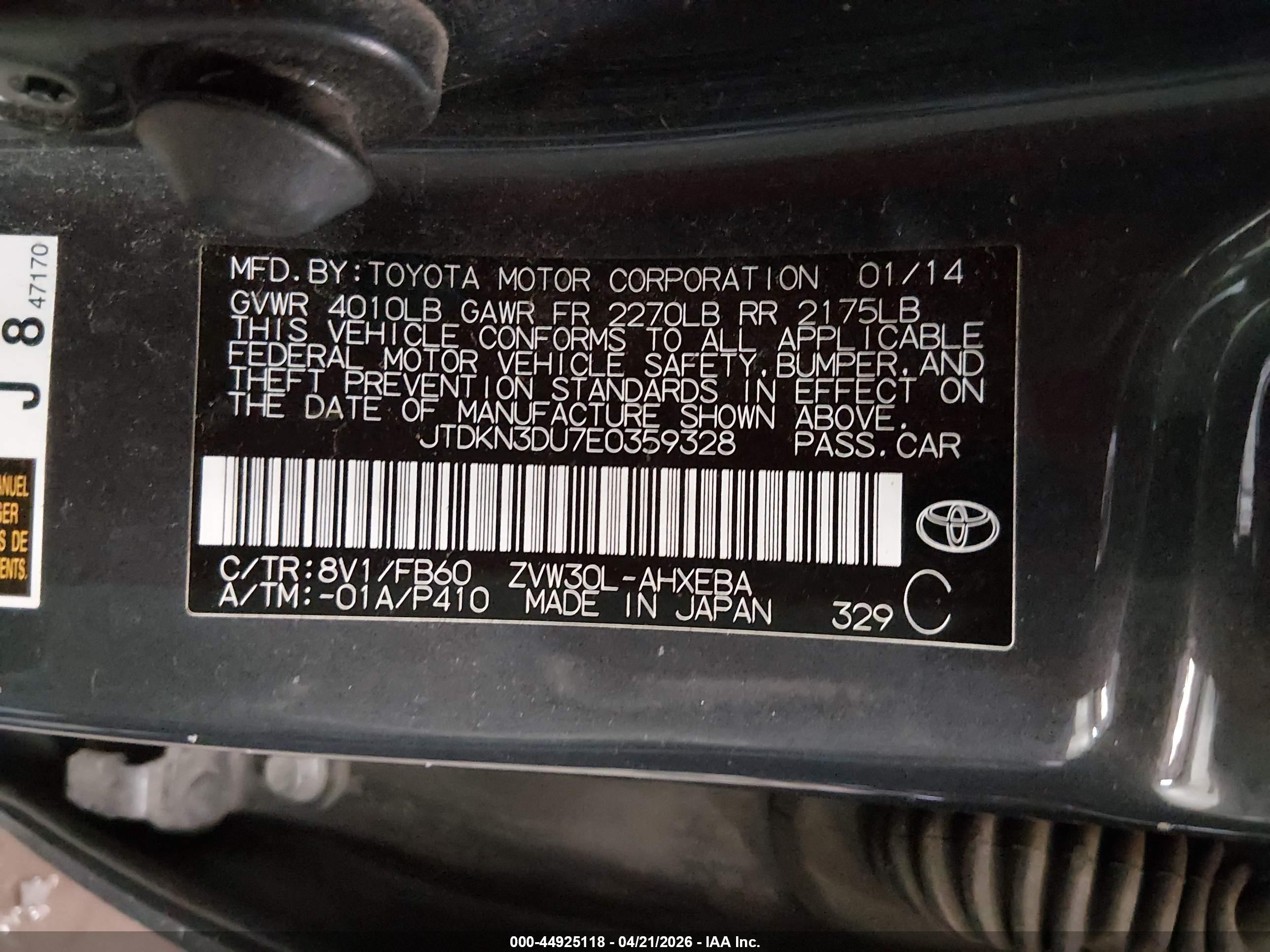 TOYOTA PRIUS image 9