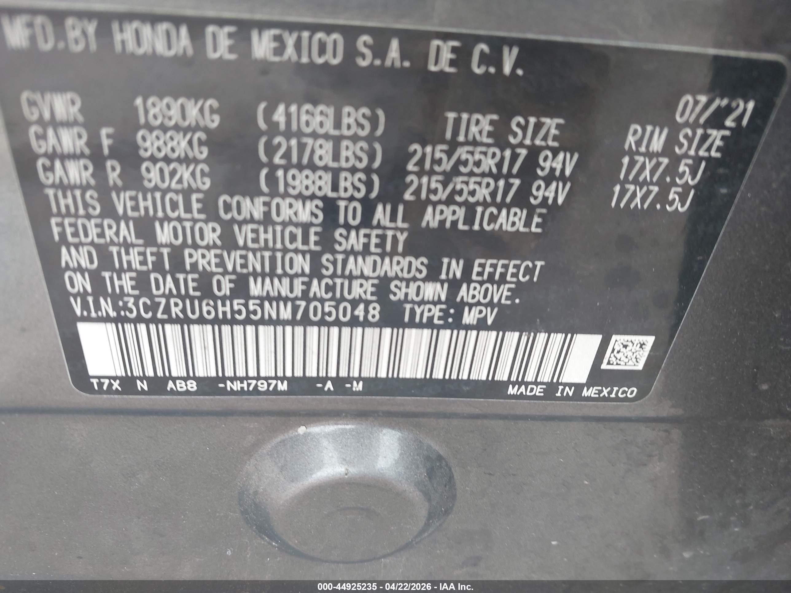 HONDA HR-V image 9