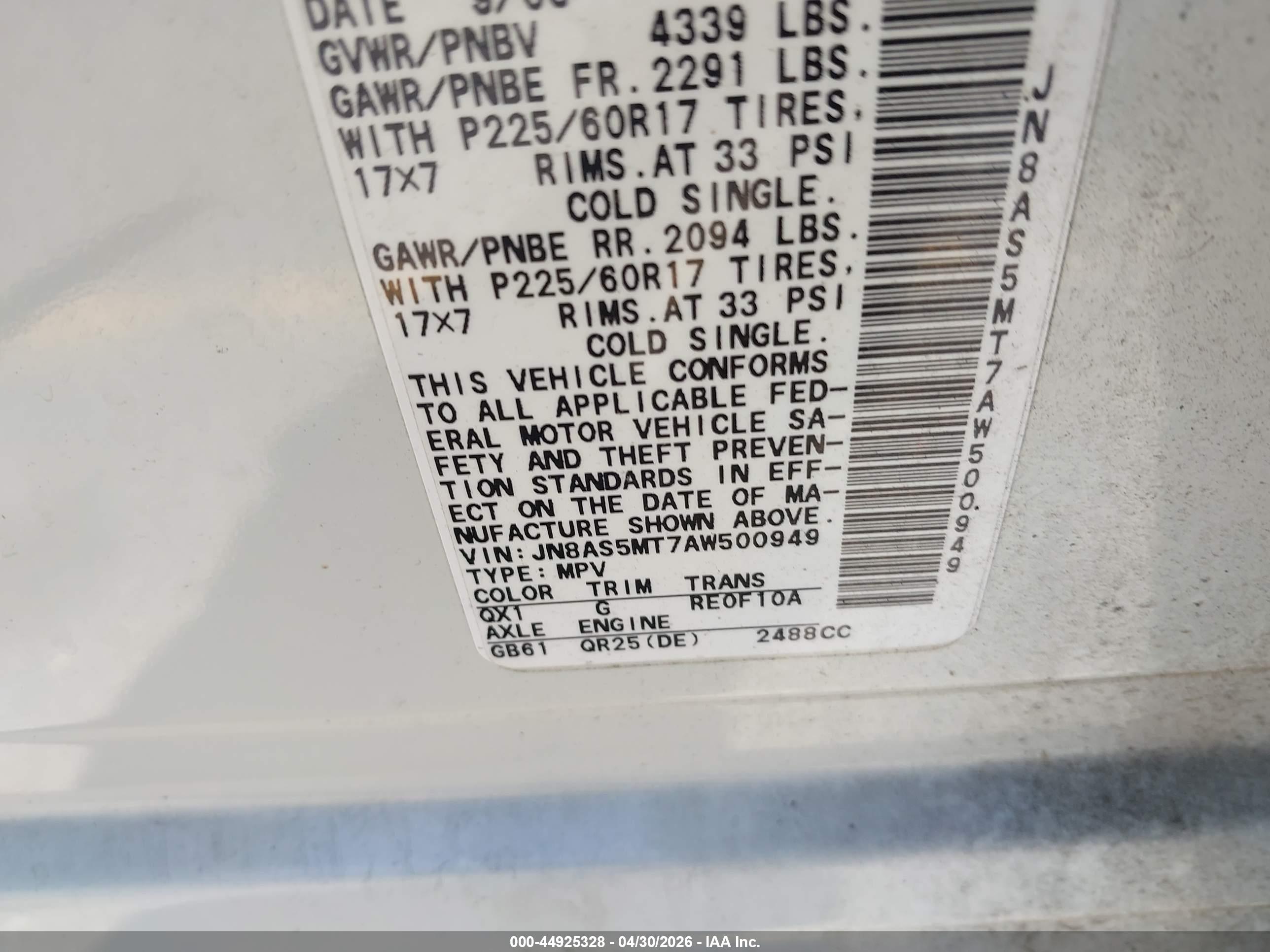 NISSAN ROGUE image 9