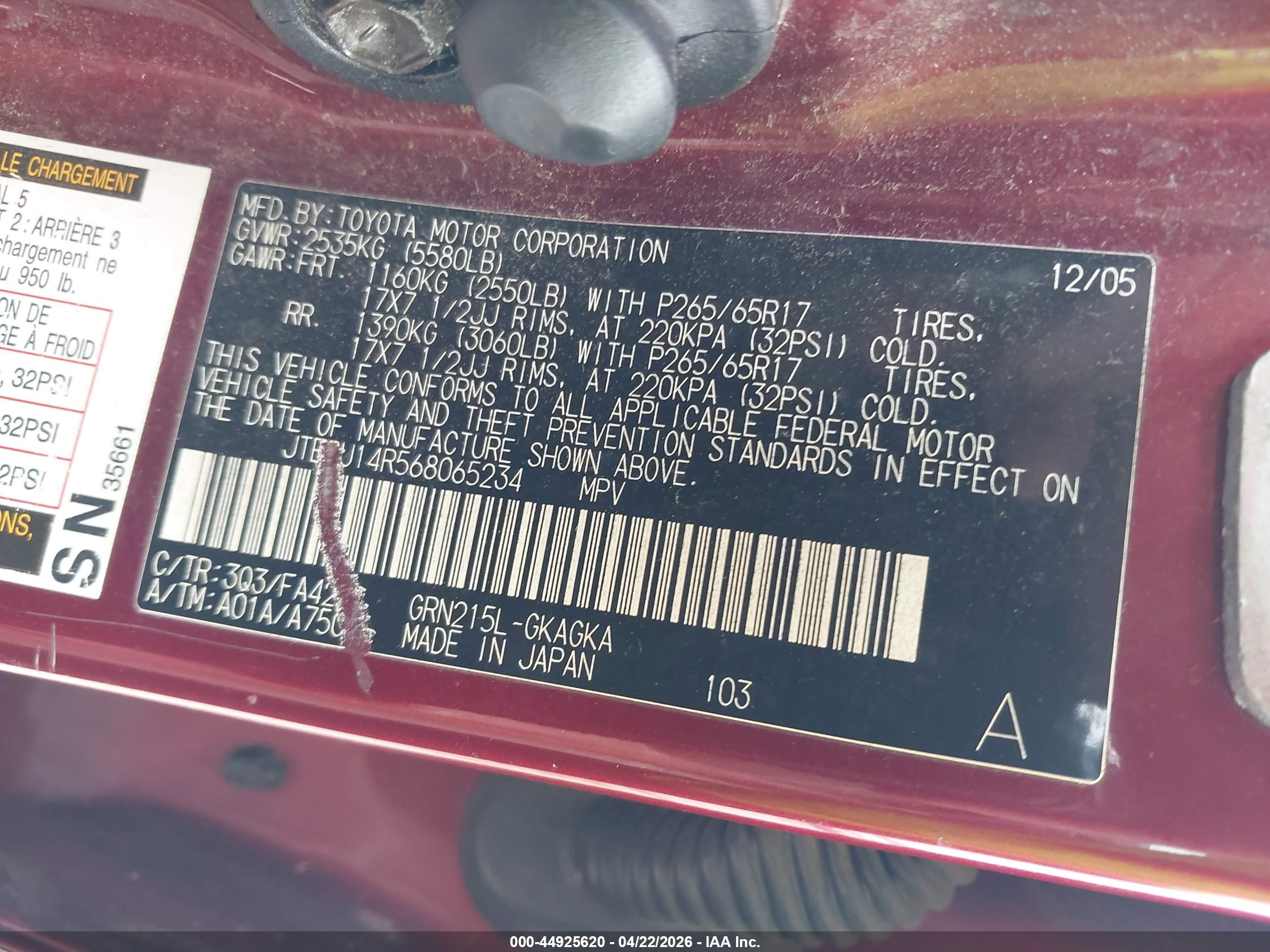 TOYOTA 4RUNNER image 9