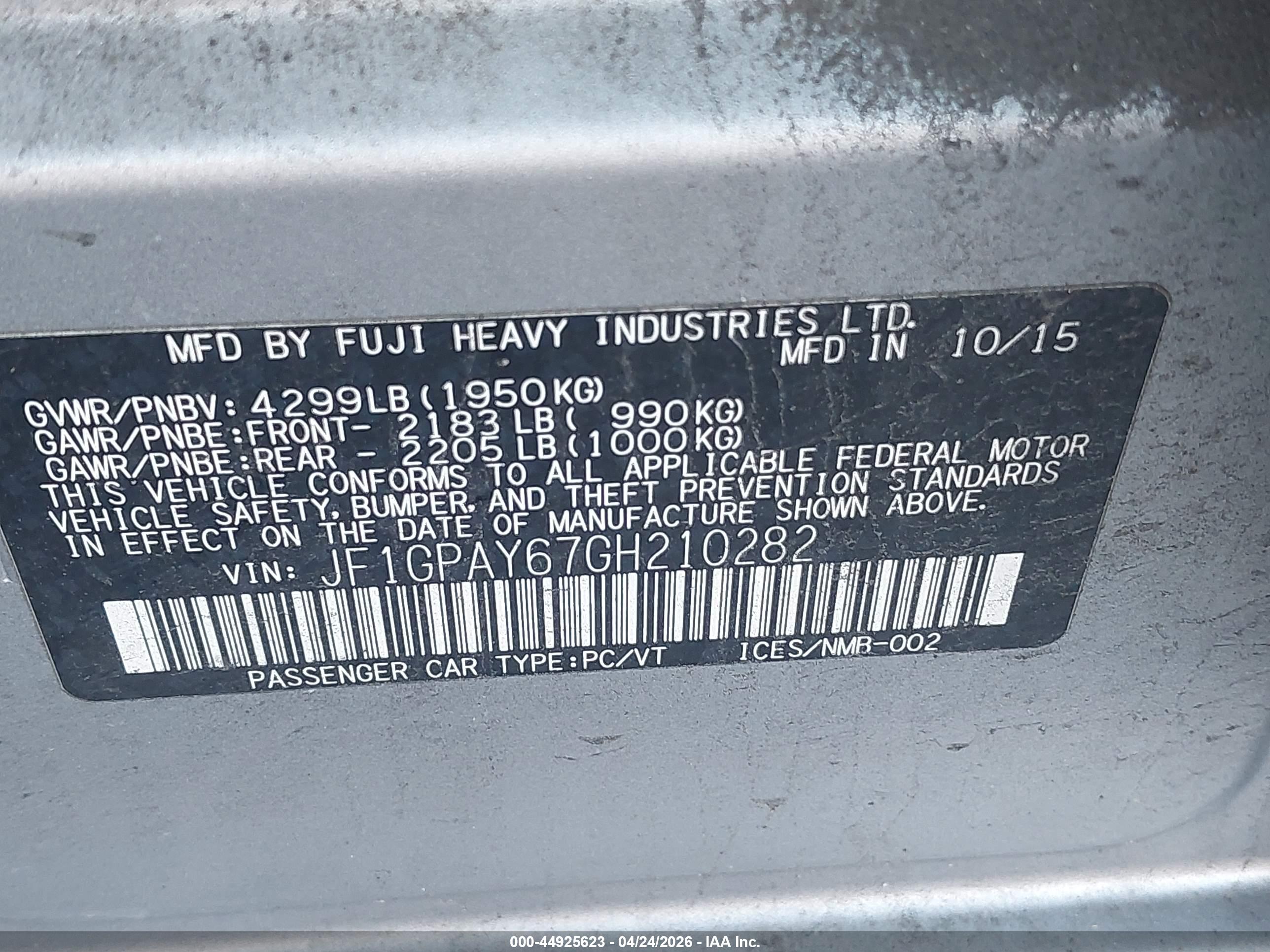 SUBARU IMPREZA image 9
