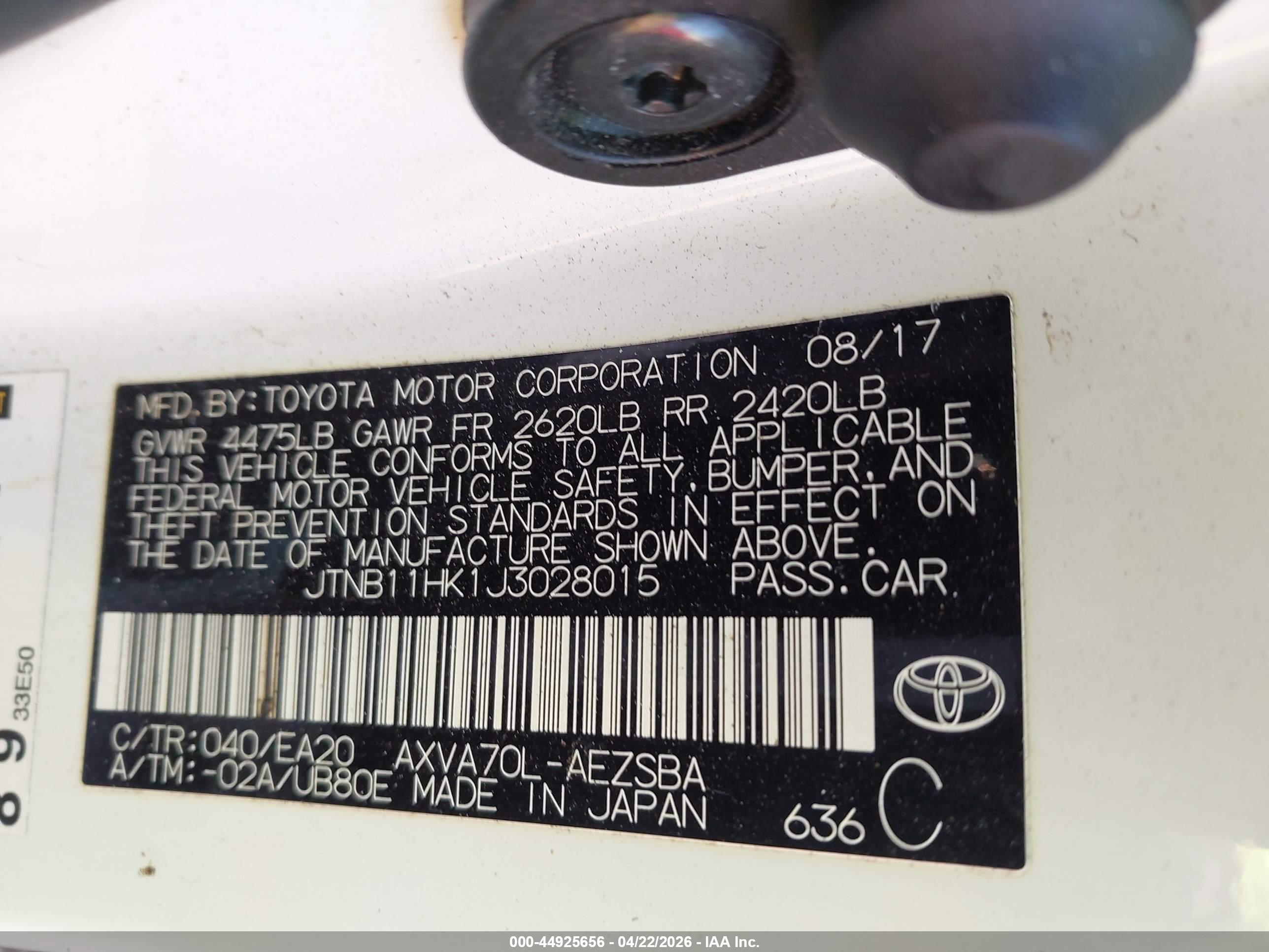 TOYOTA CAMRY image 9