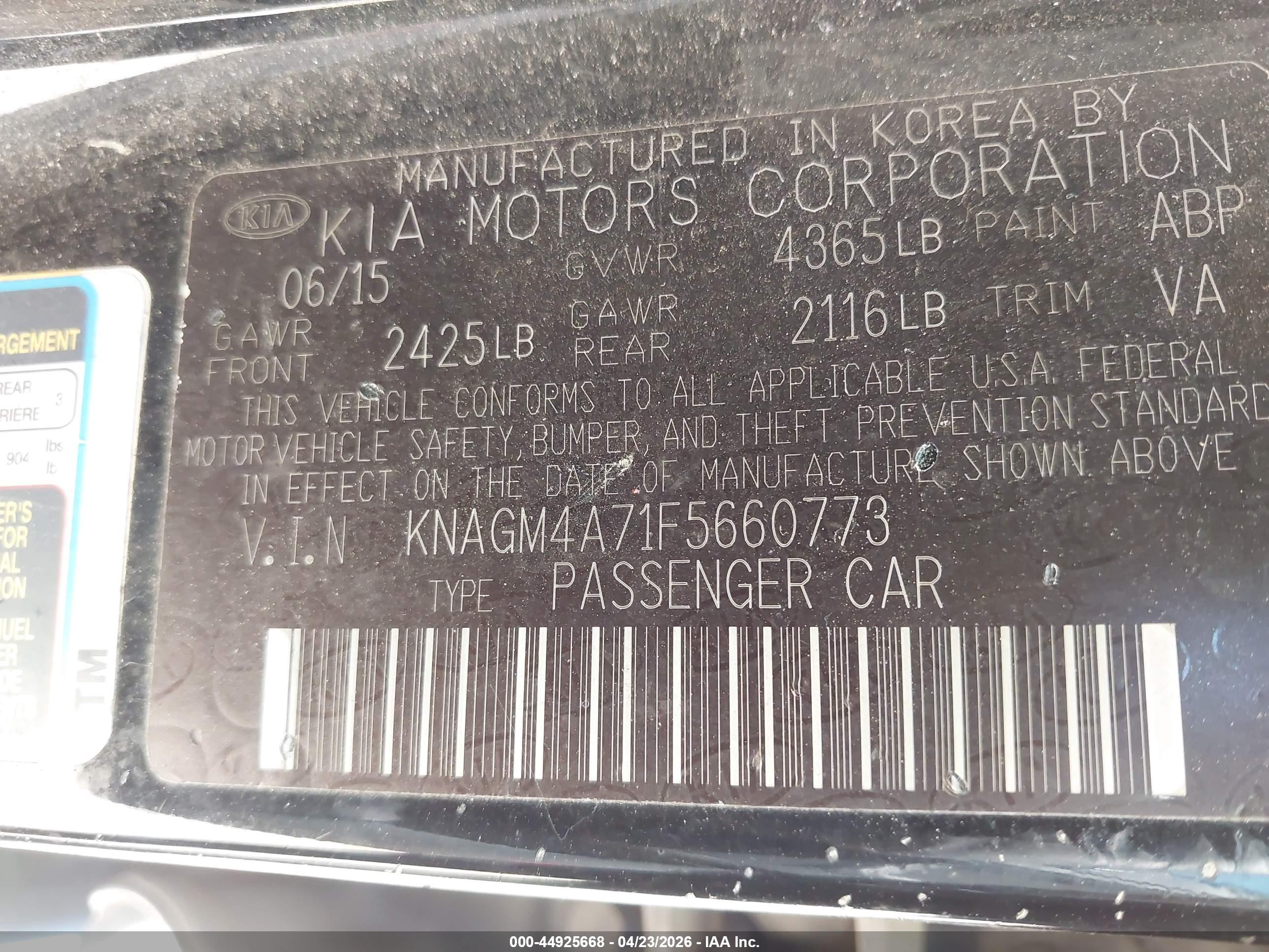 KIA OPTIMA image 9