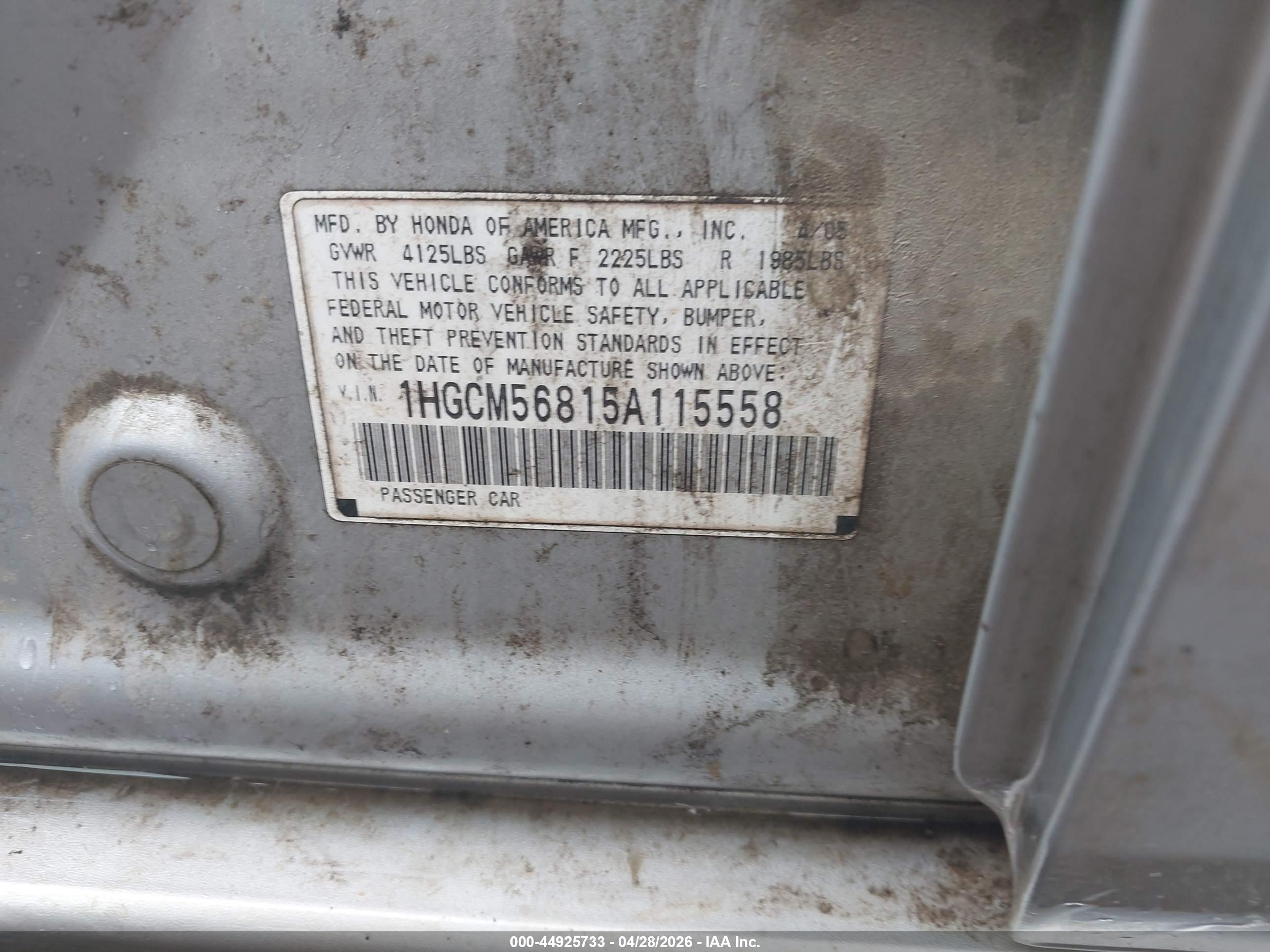 HONDA ACCORD image 9