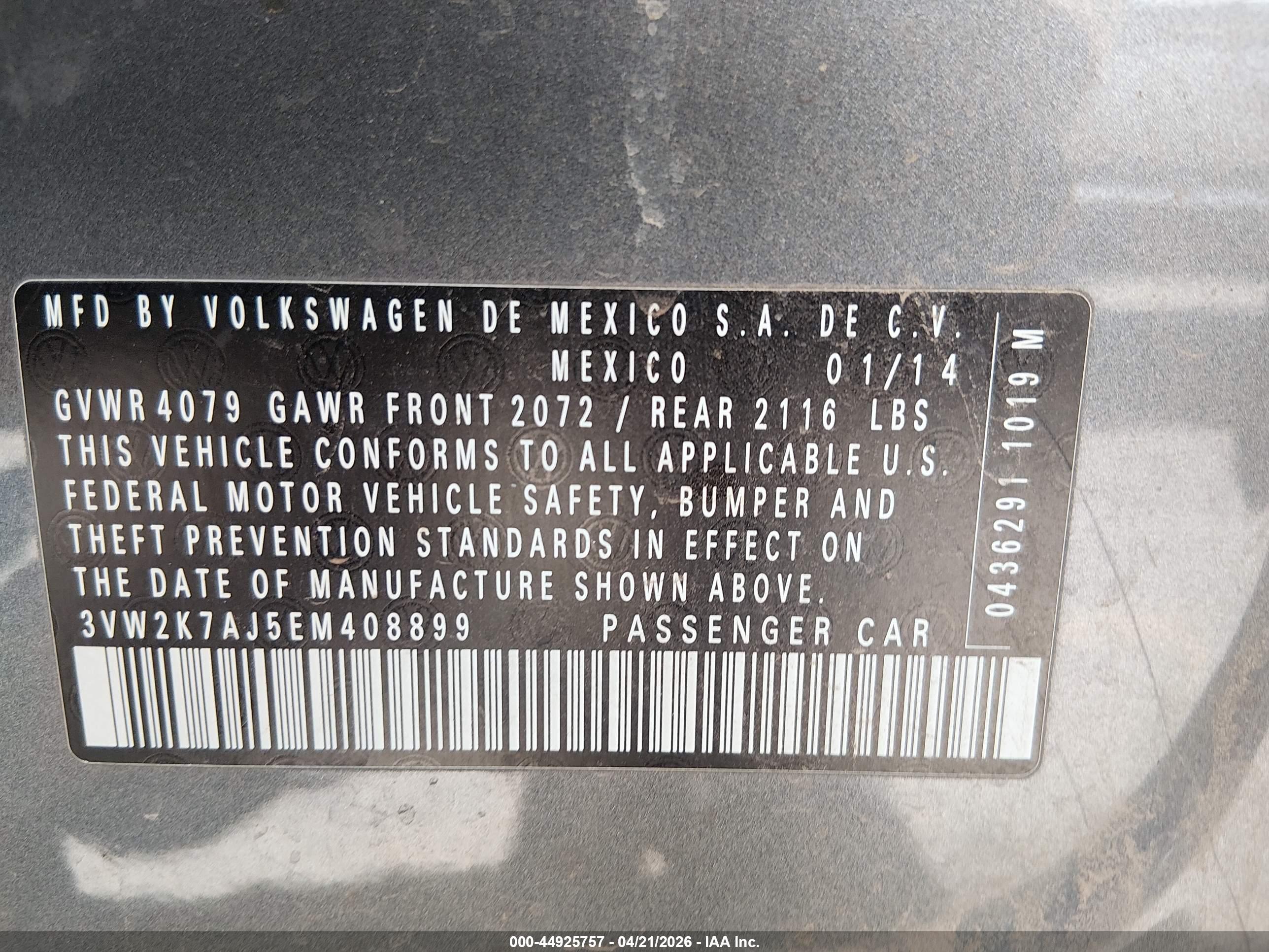 VOLKSWAGEN JETTA image 9