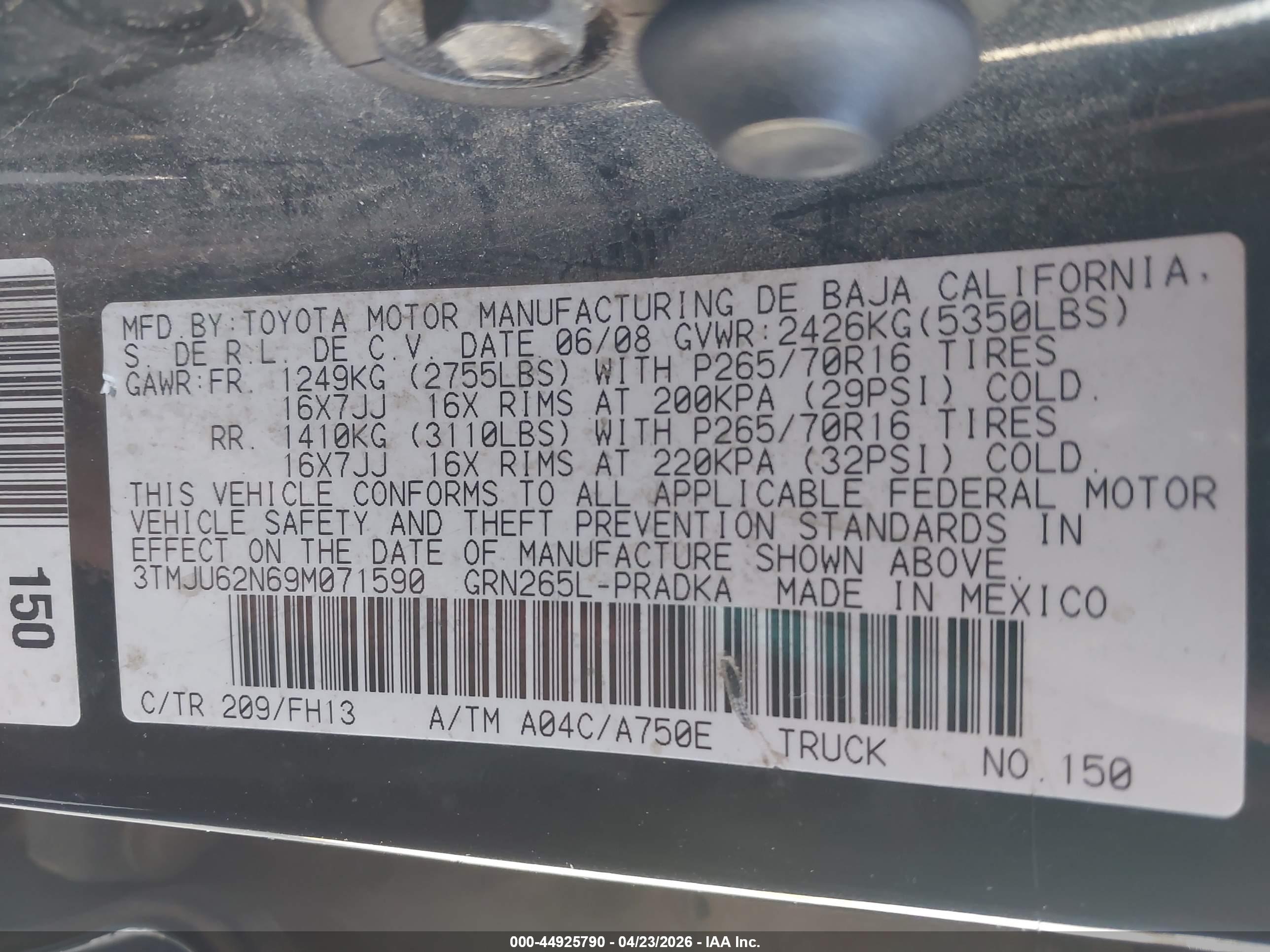 TOYOTA TACOMA image 9