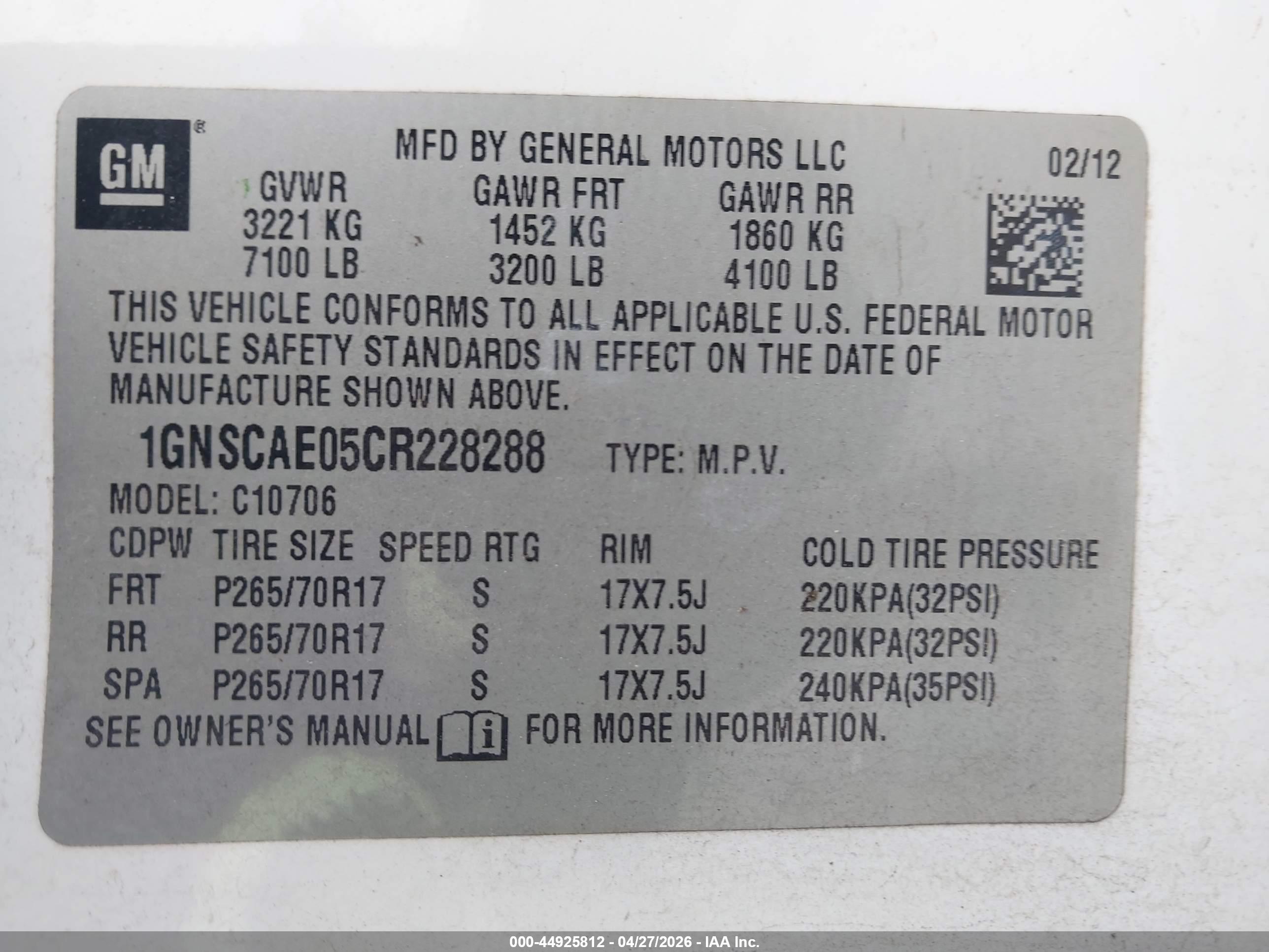 CHEVROLET TAHOE image 9