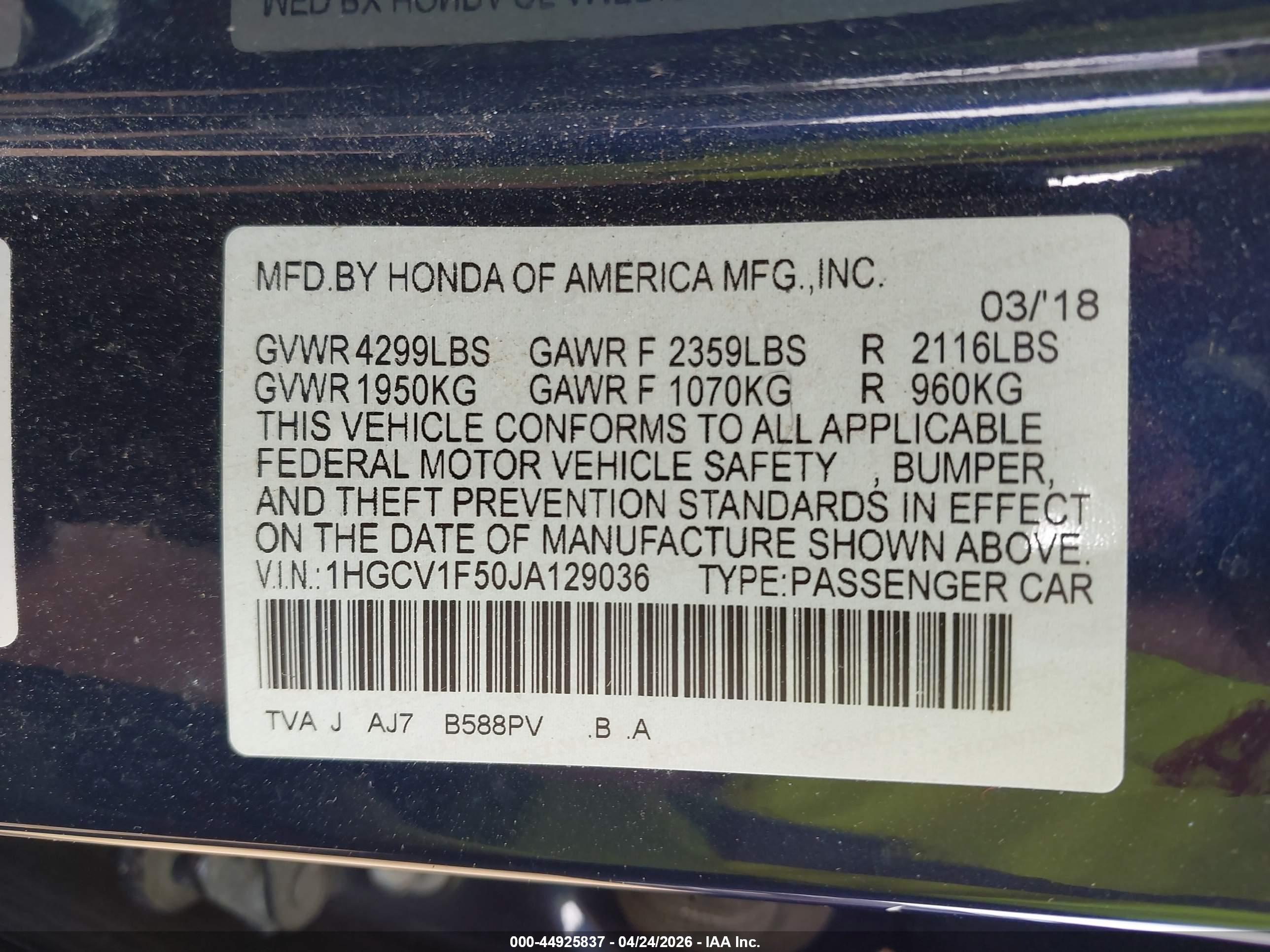 HONDA ACCORD image 9