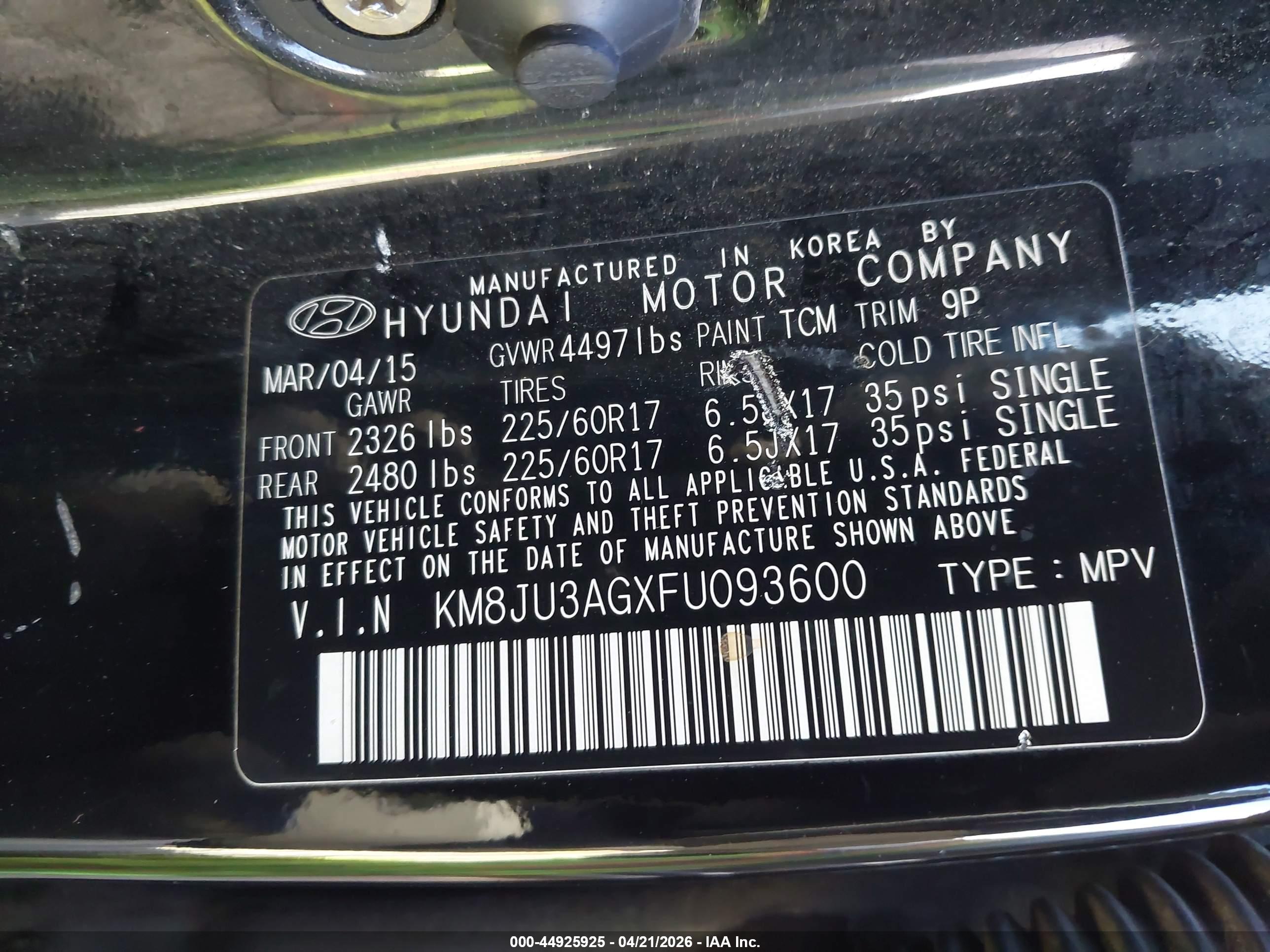 HYUNDAI TUCSON image 9