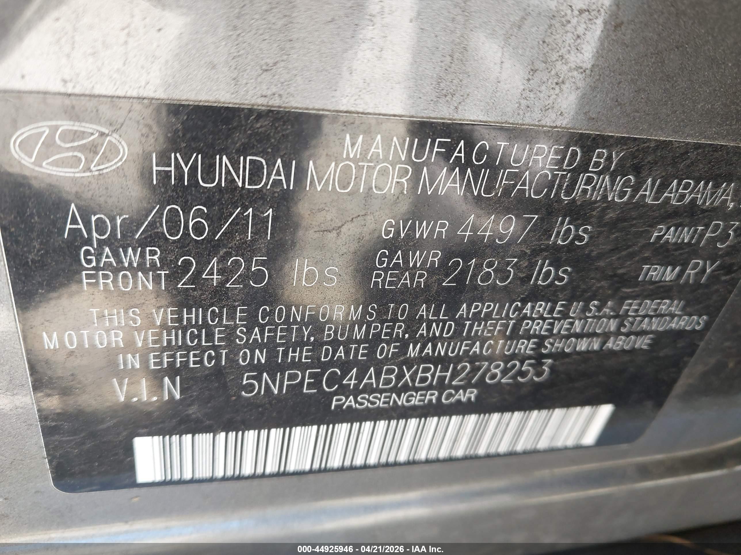 HYUNDAI SONATA image 9
