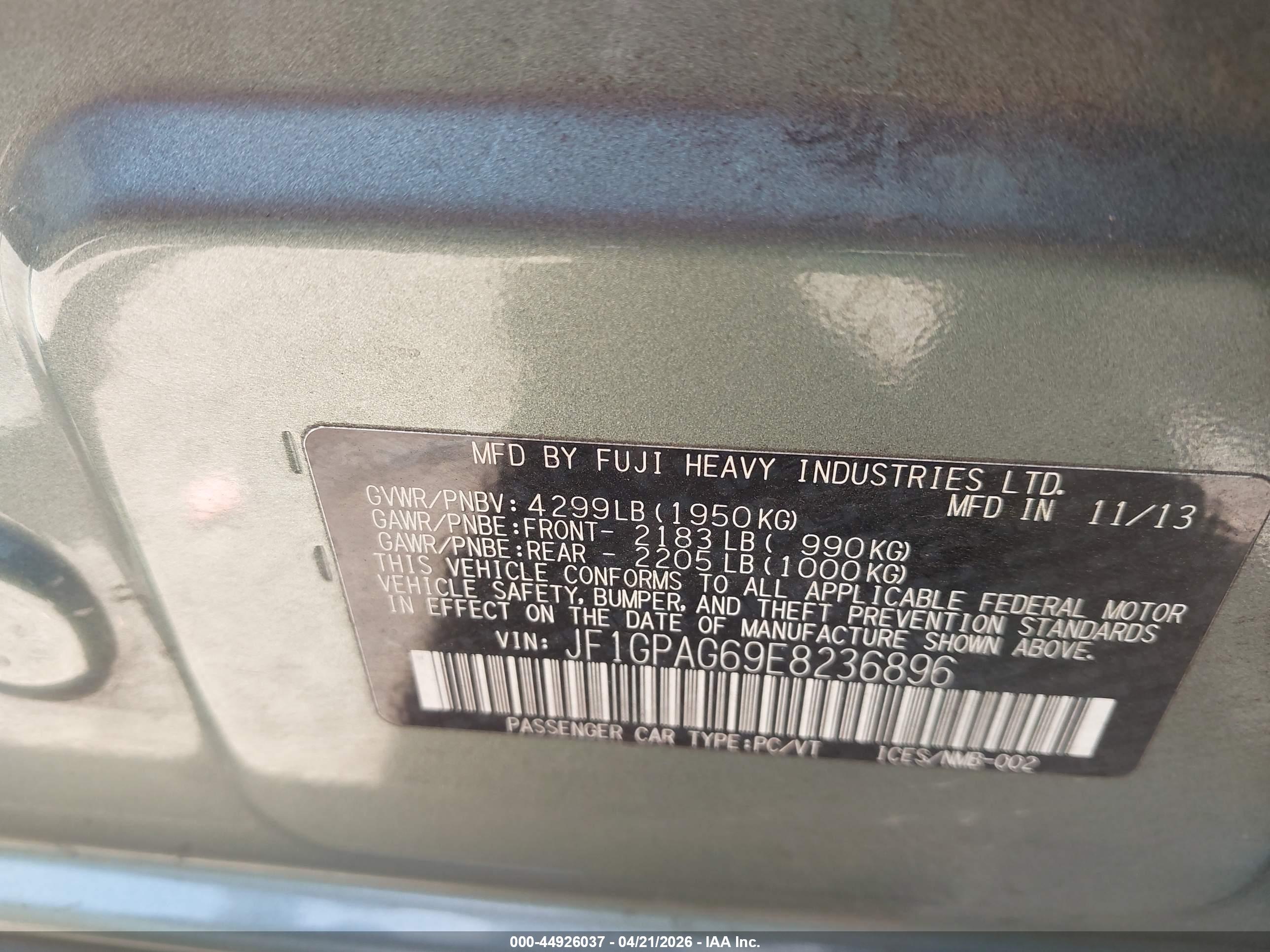 SUBARU IMPREZA image 9