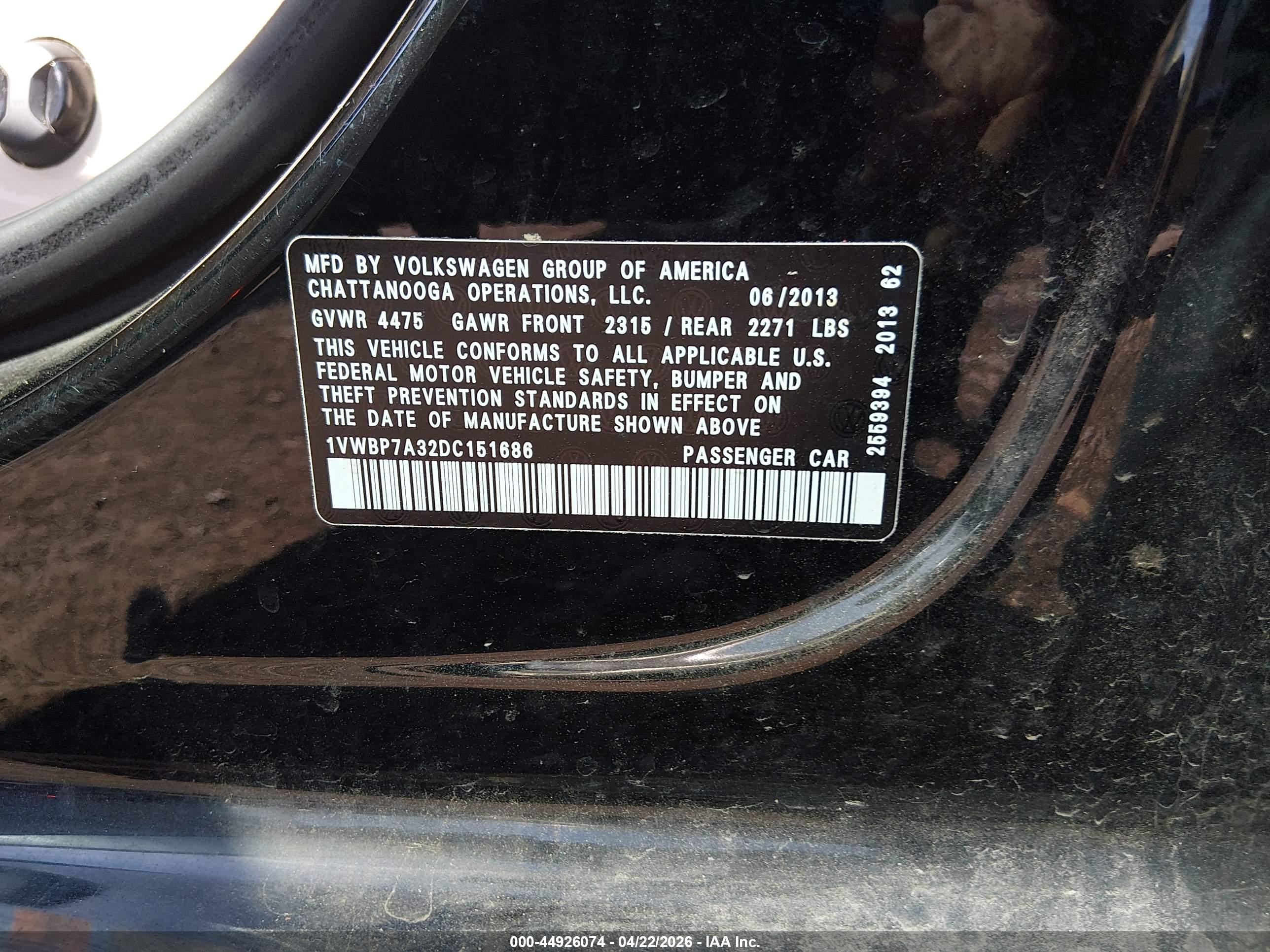 VOLKSWAGEN PASSAT image 9