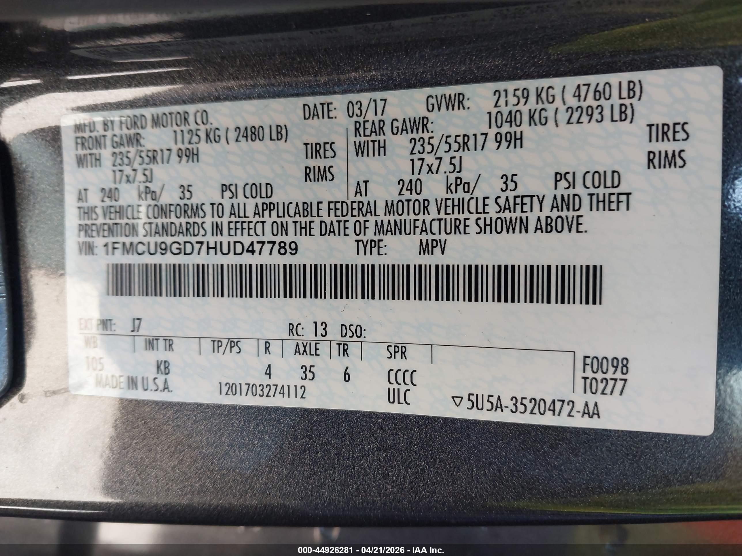 FORD ESCAPE image 9