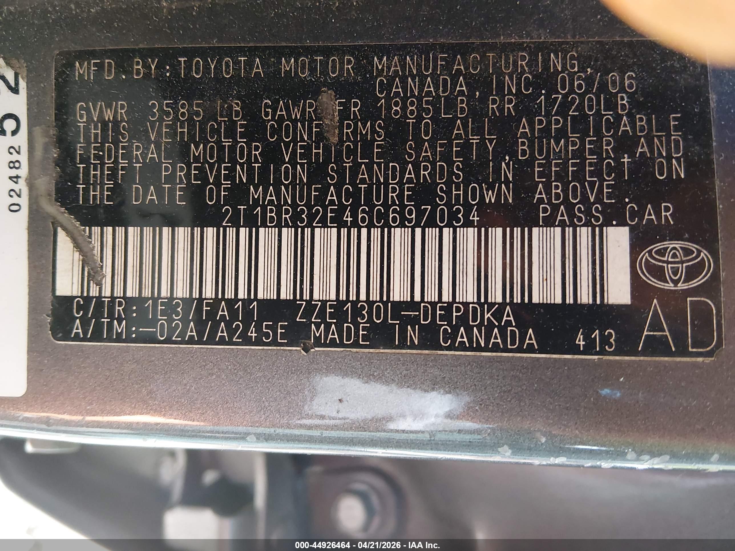 TOYOTA COROLLA image 9