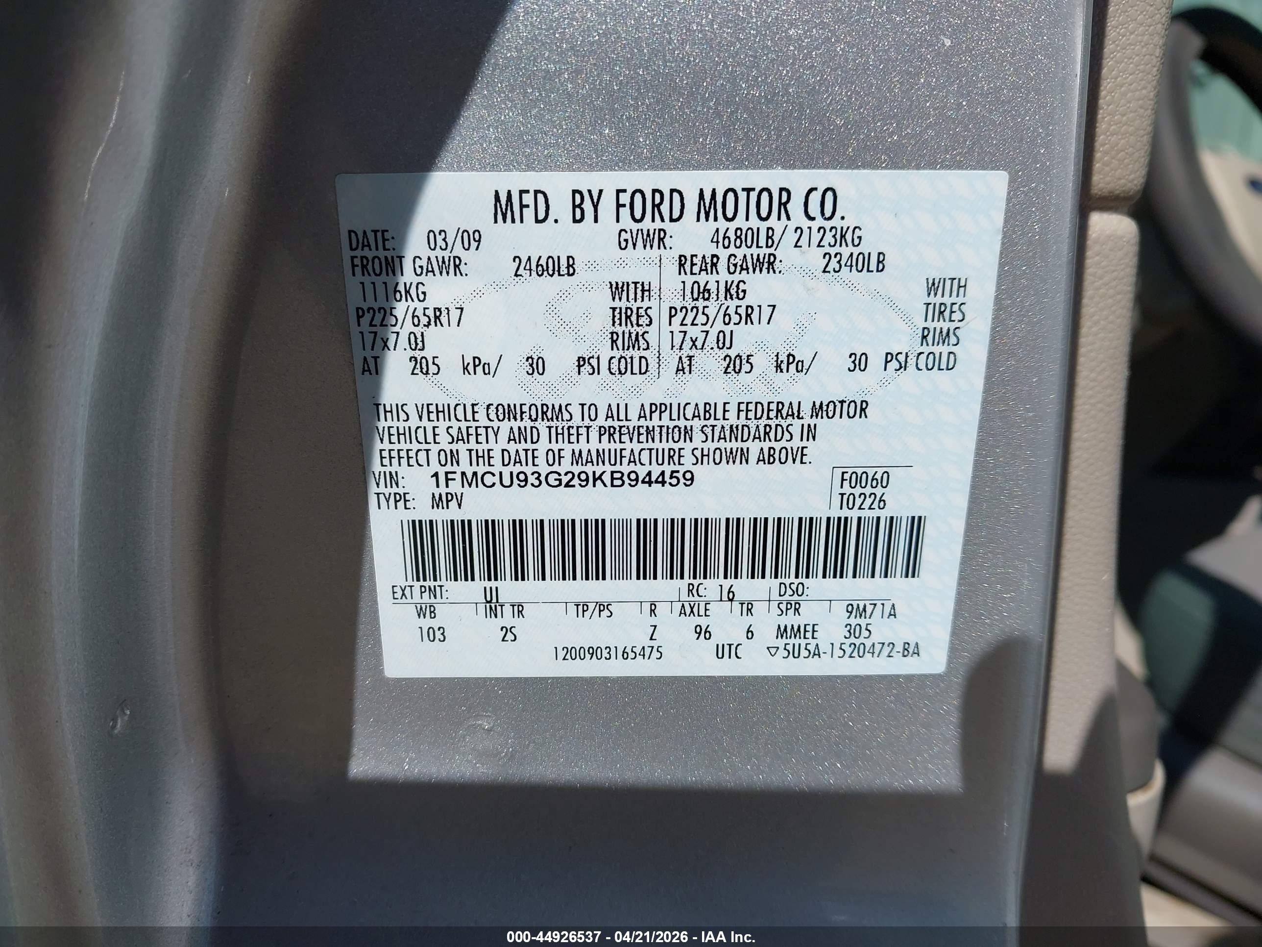 FORD ESCAPE image 9