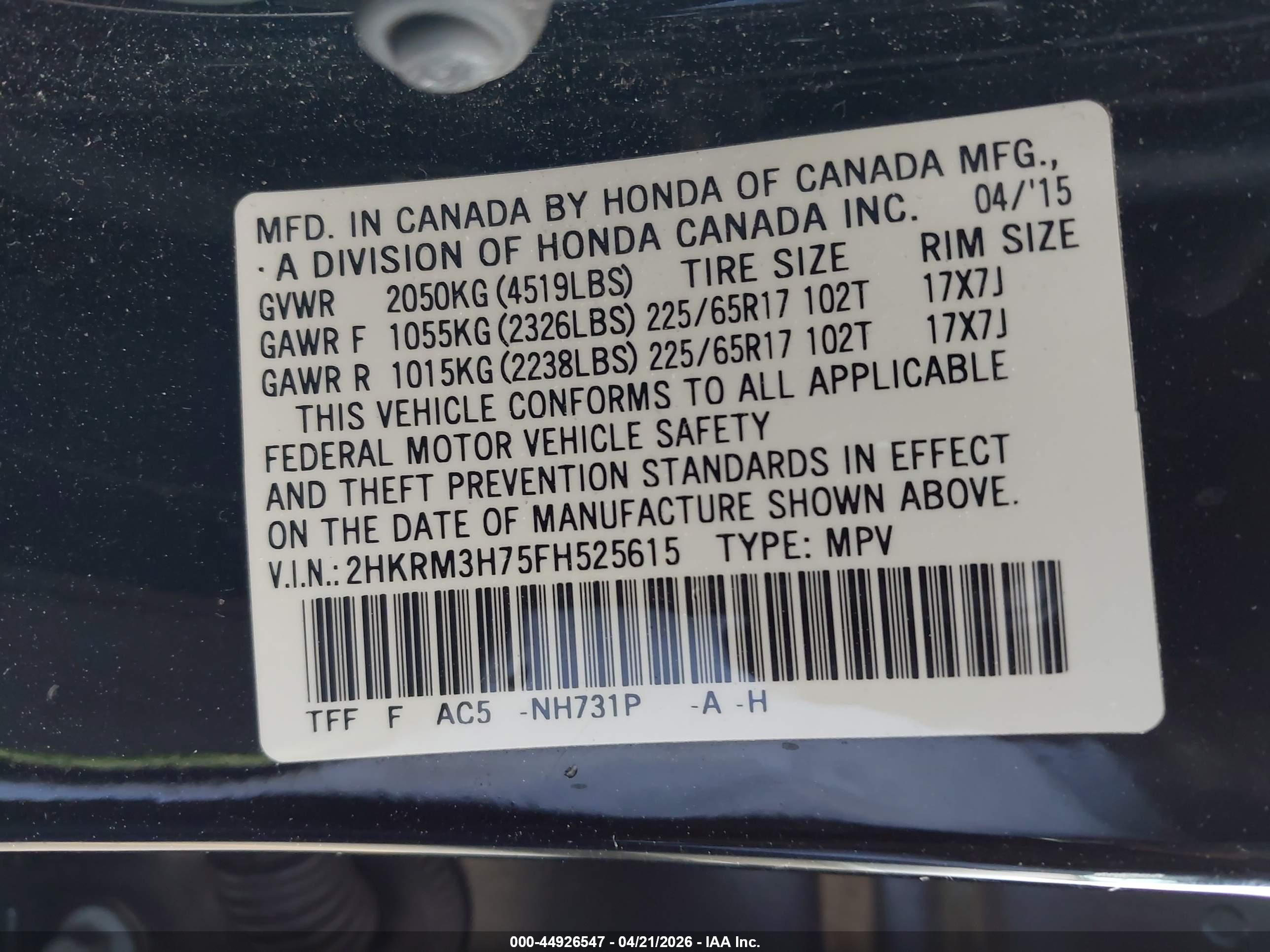 HONDA CR-V image 9