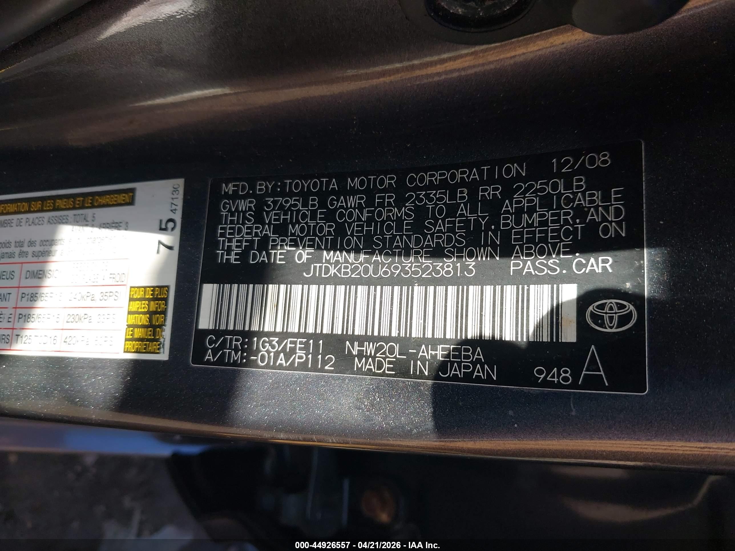 TOYOTA PRIUS image 9