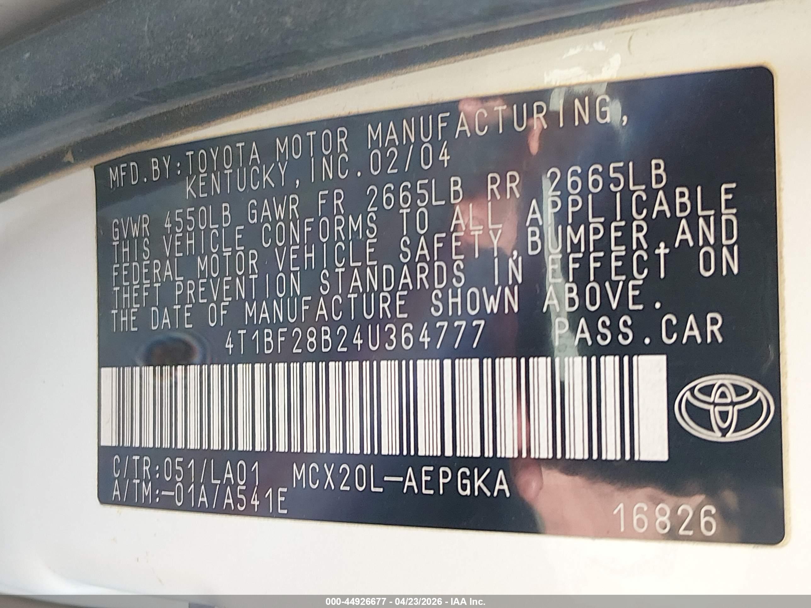 TOYOTA AVALON image 9