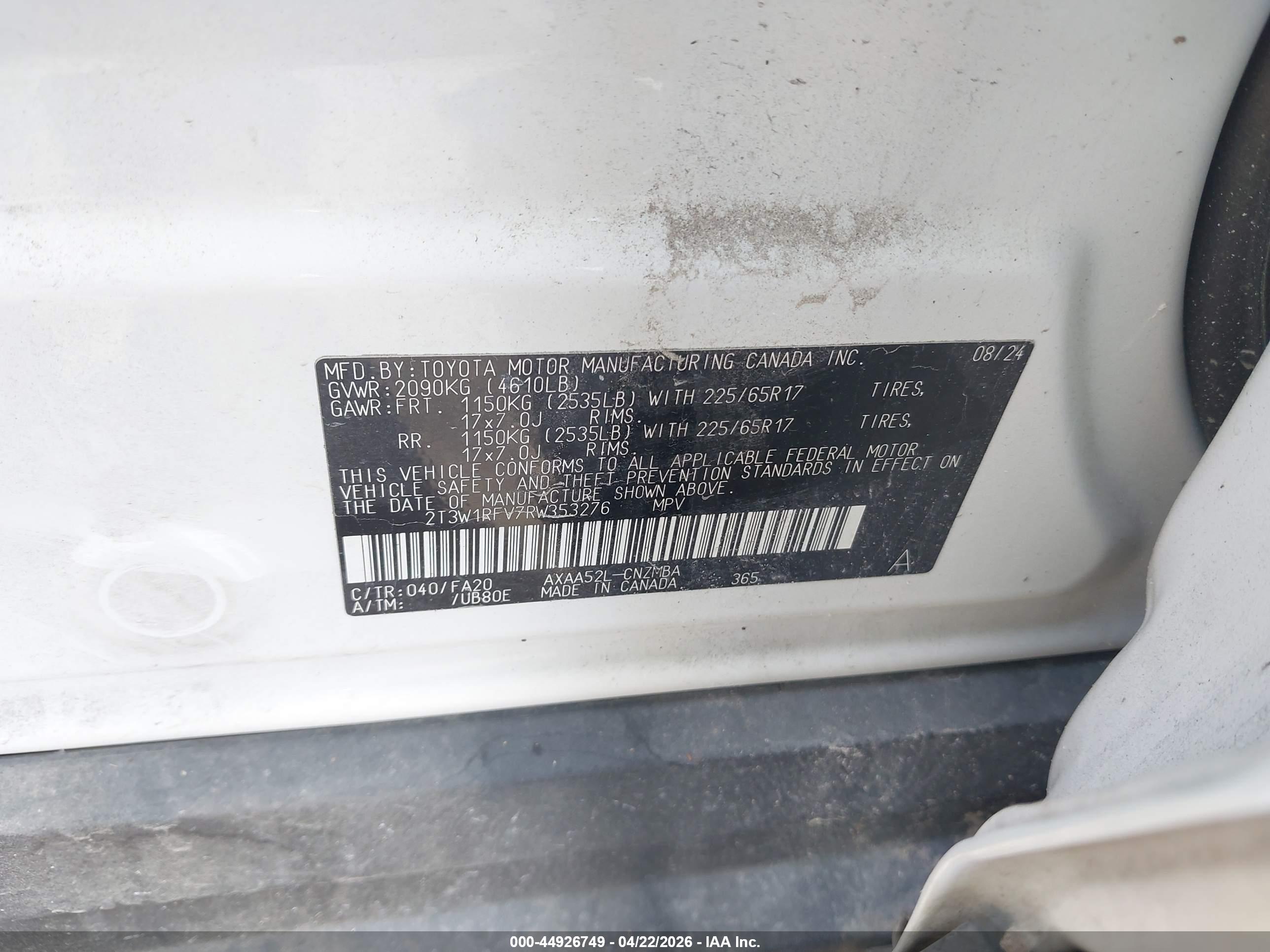 TOYOTA RAV4 image 9