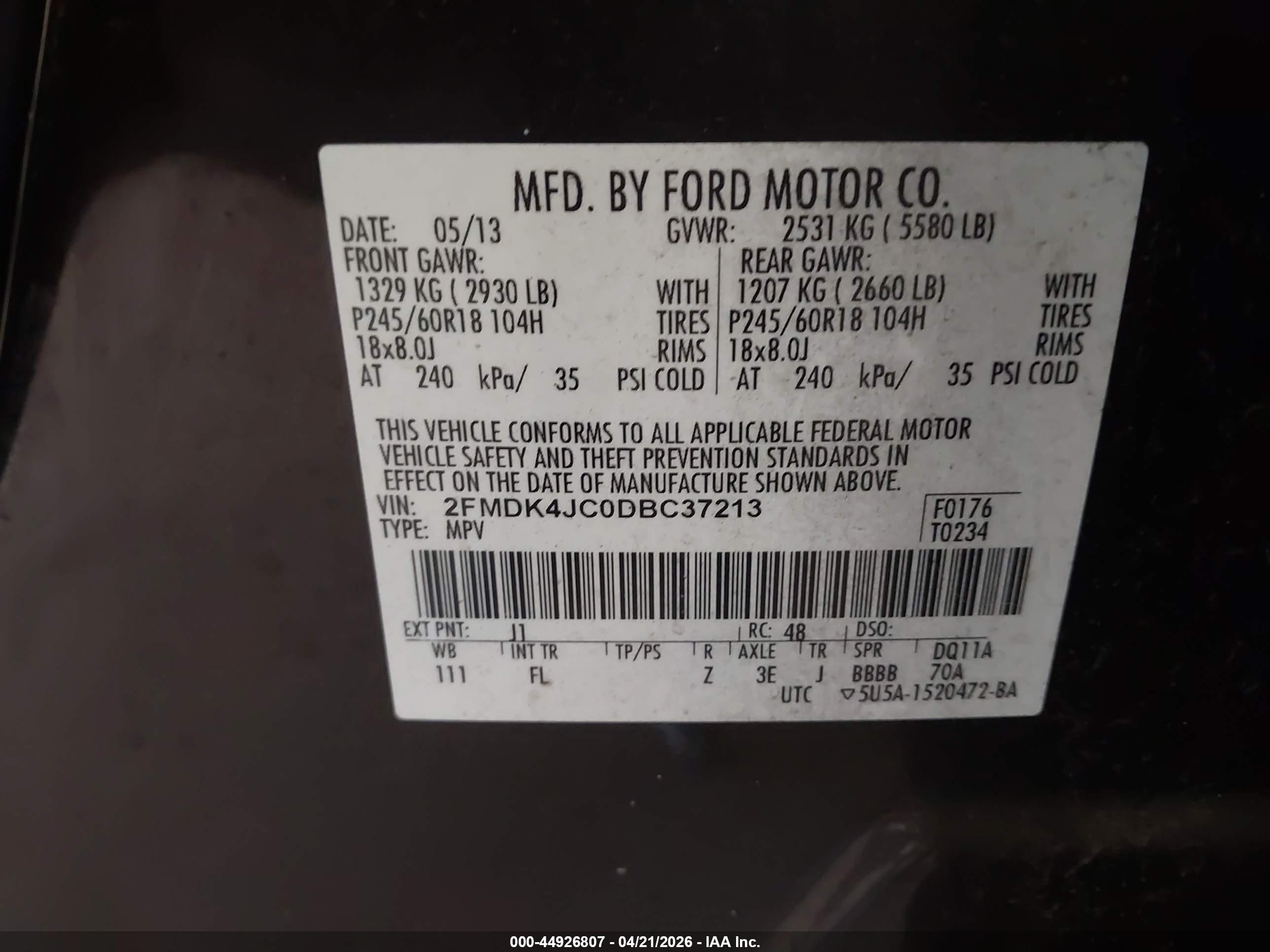 FORD EDGE image 9