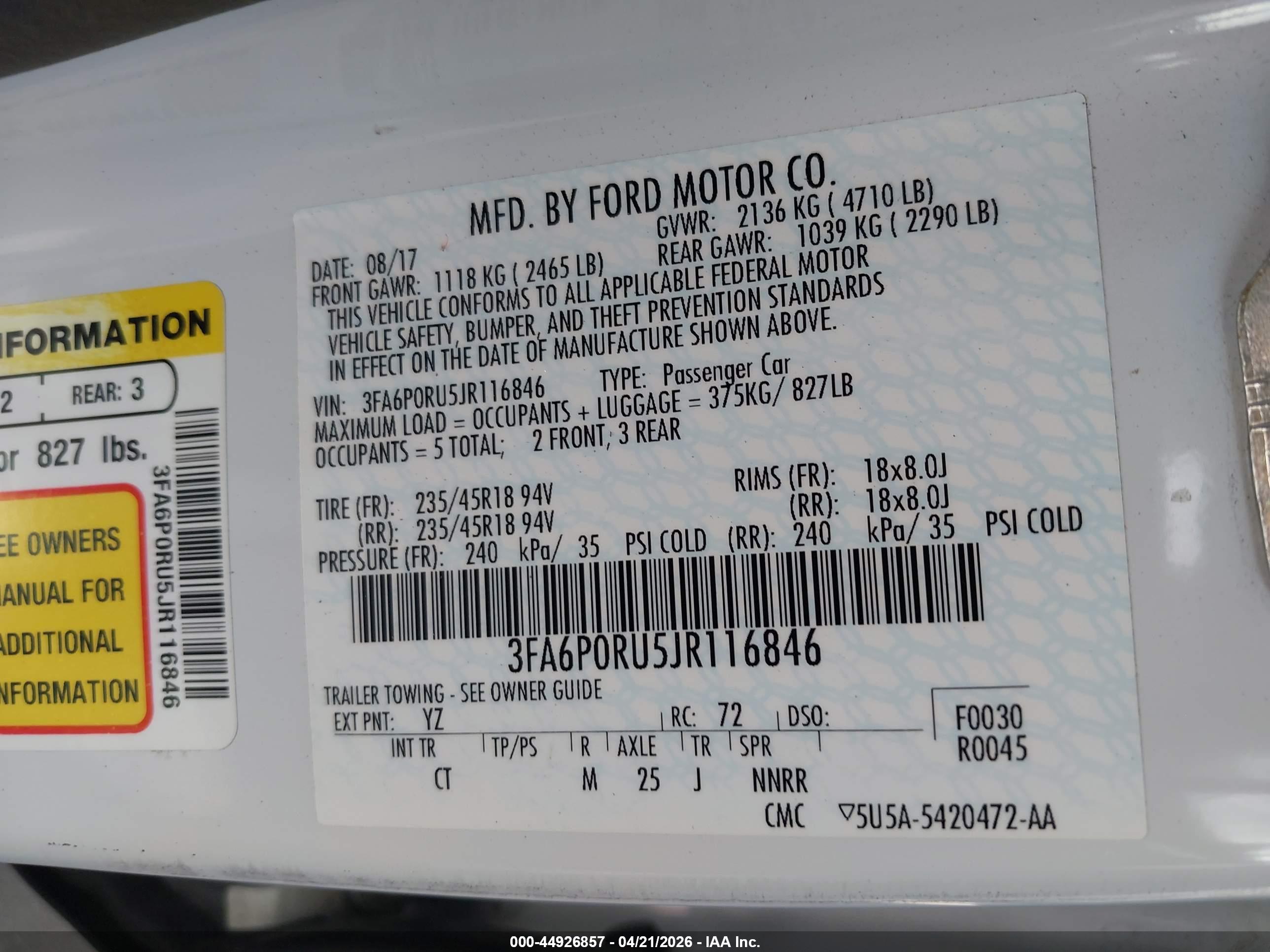 FORD FUSION image 9