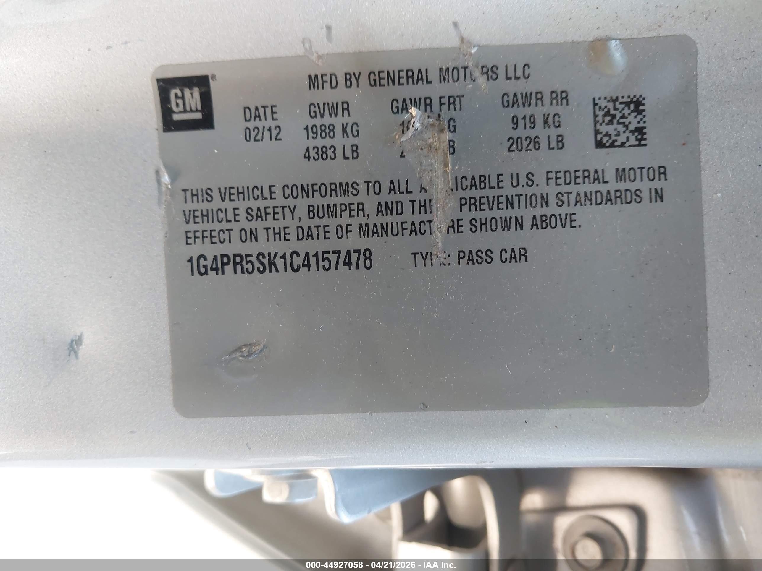 BUICK VERANO image 9