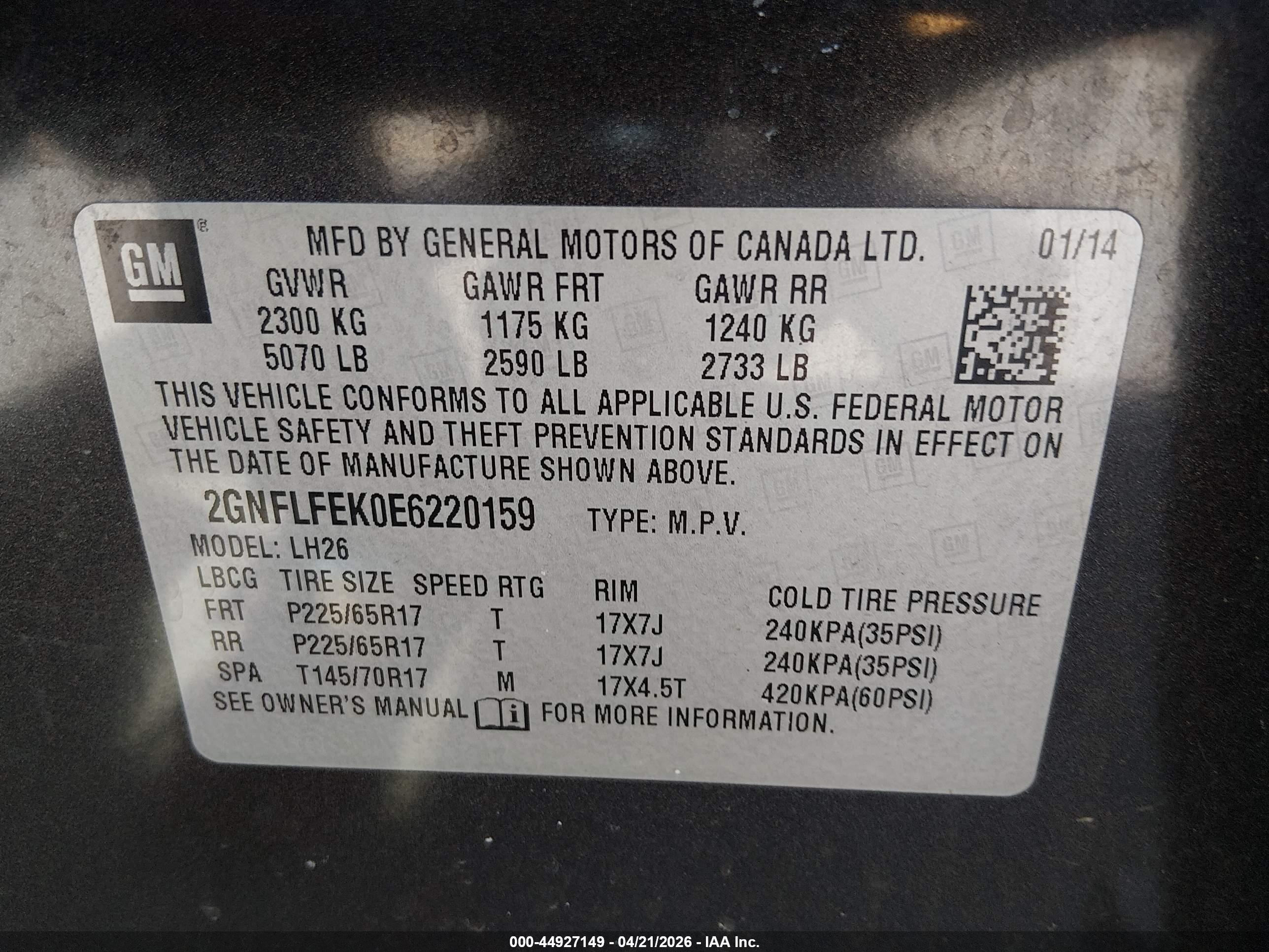 CHEVROLET EQUINOX image 9