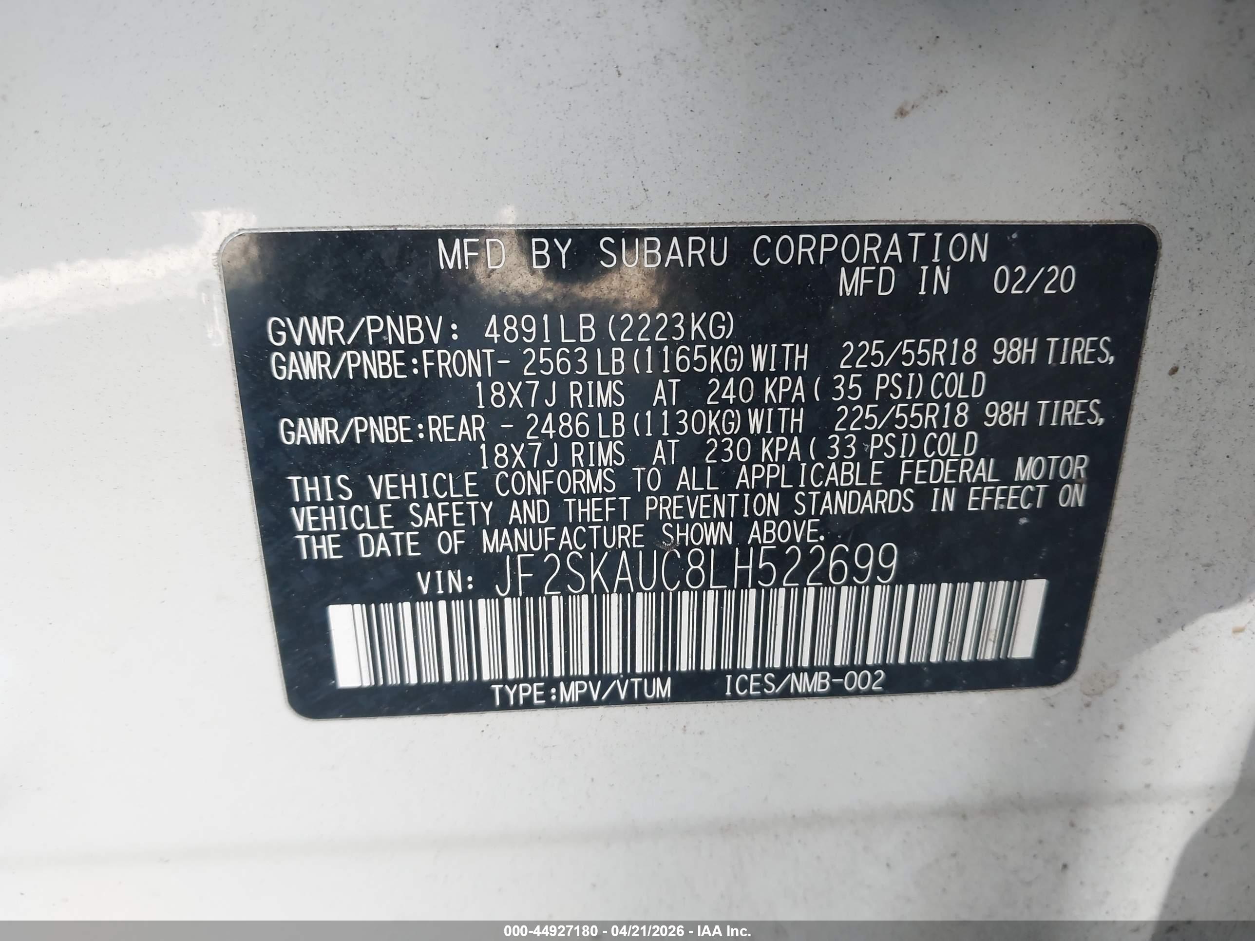 SUBARU FORESTER image 9