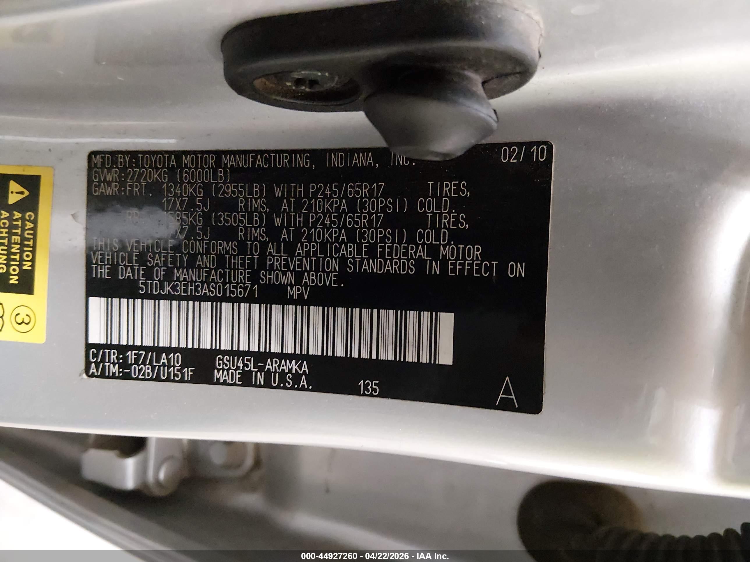 TOYOTA HIGHLANDER image 9
