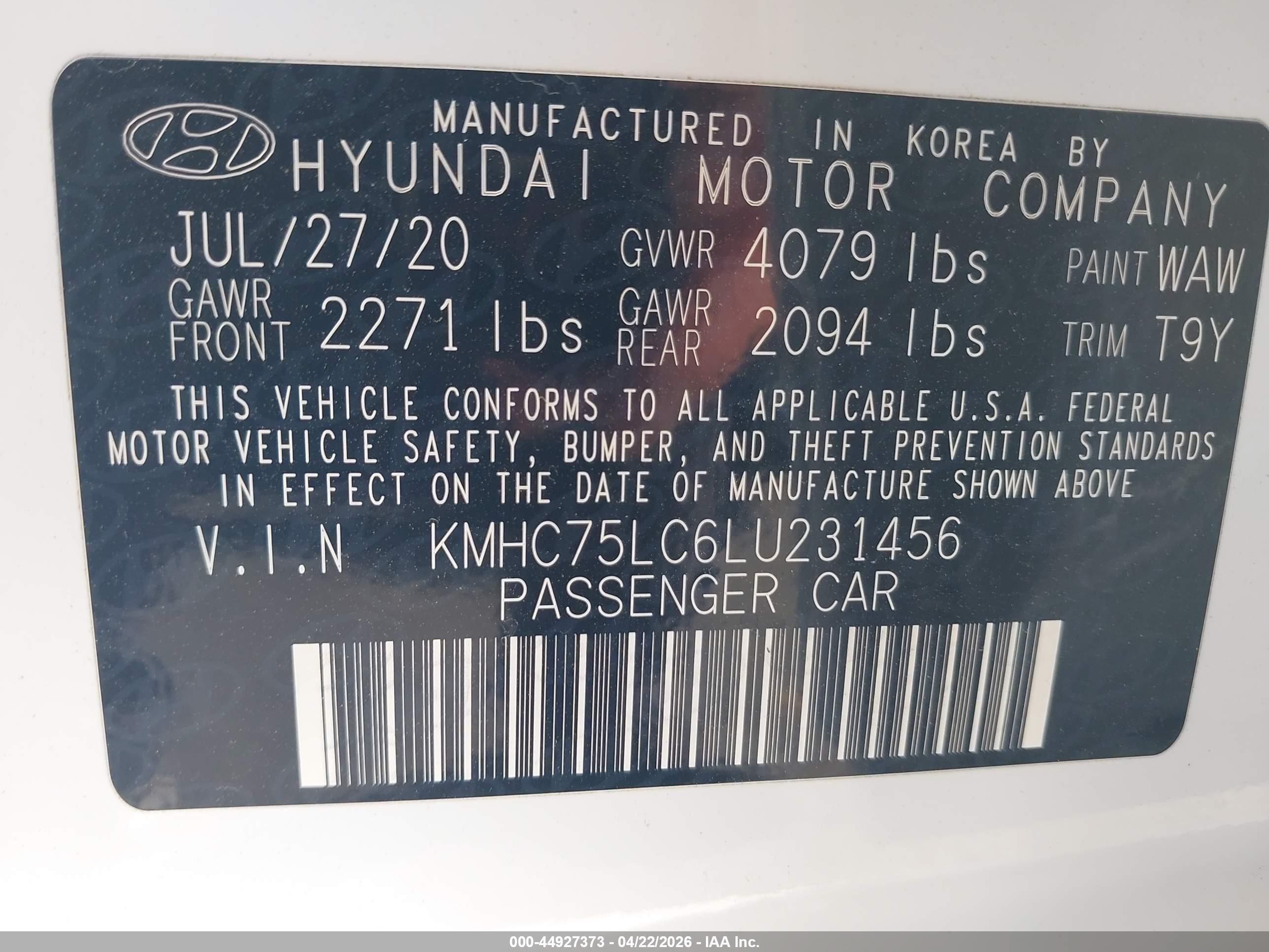 HYUNDAI IONIQ image 9