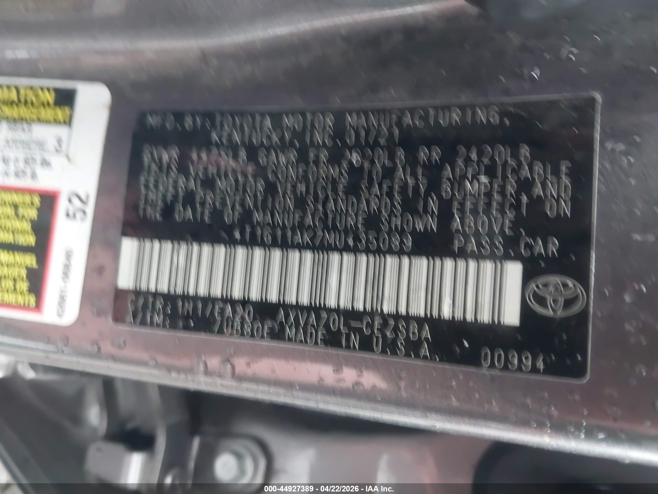 TOYOTA CAMRY image 9