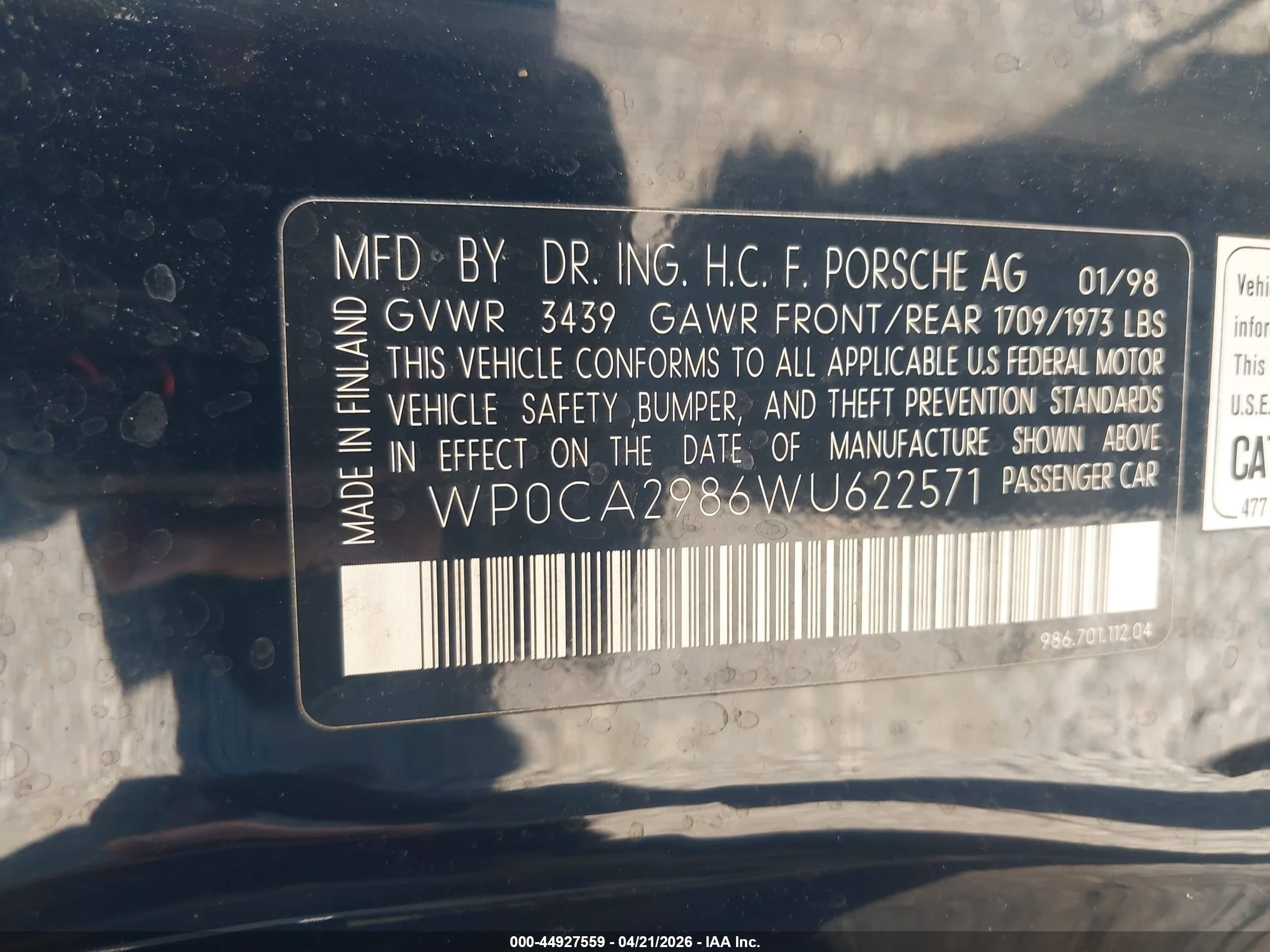 PORSCHE BOXSTER image 9