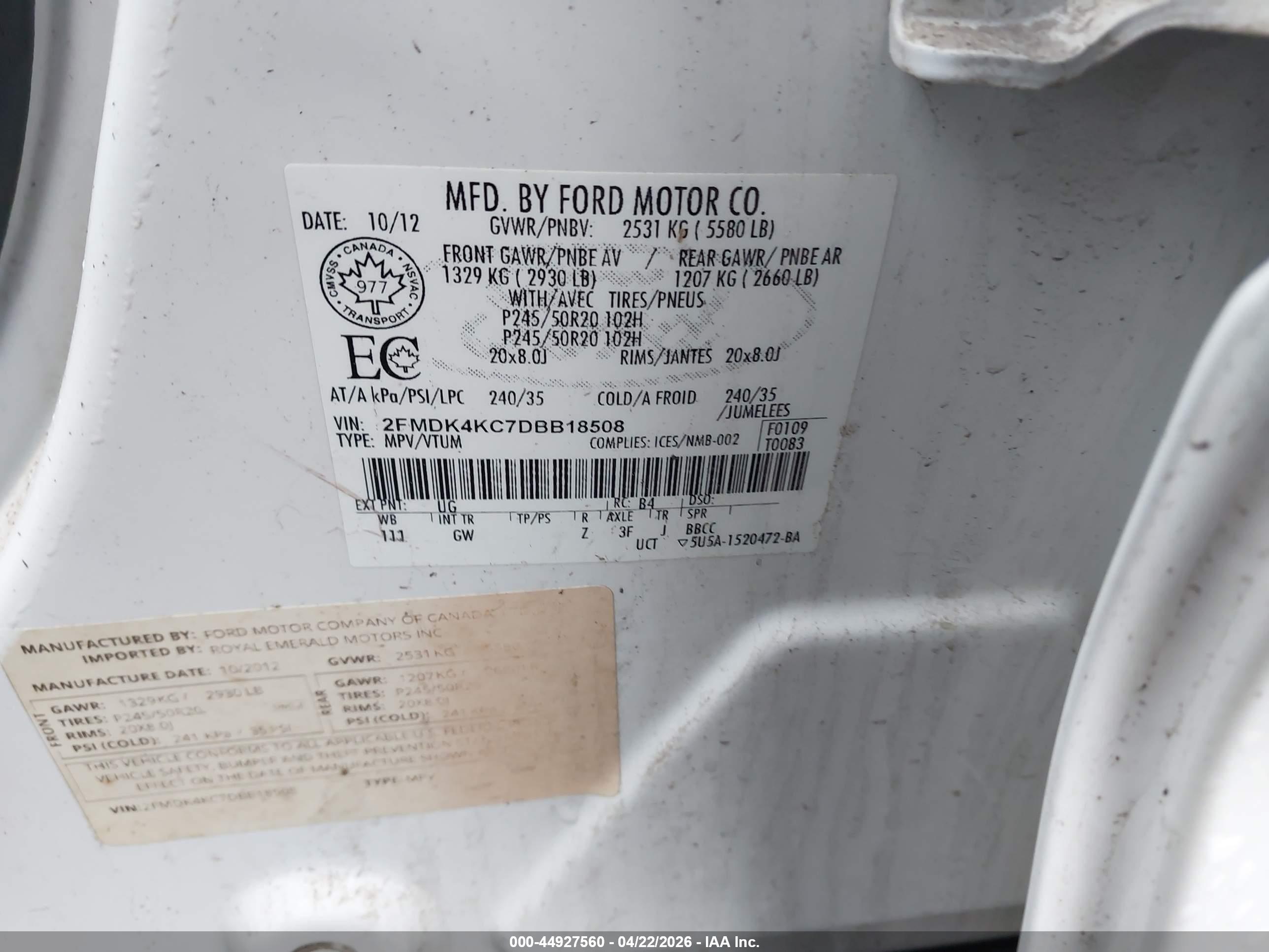 FORD EDGE image 9