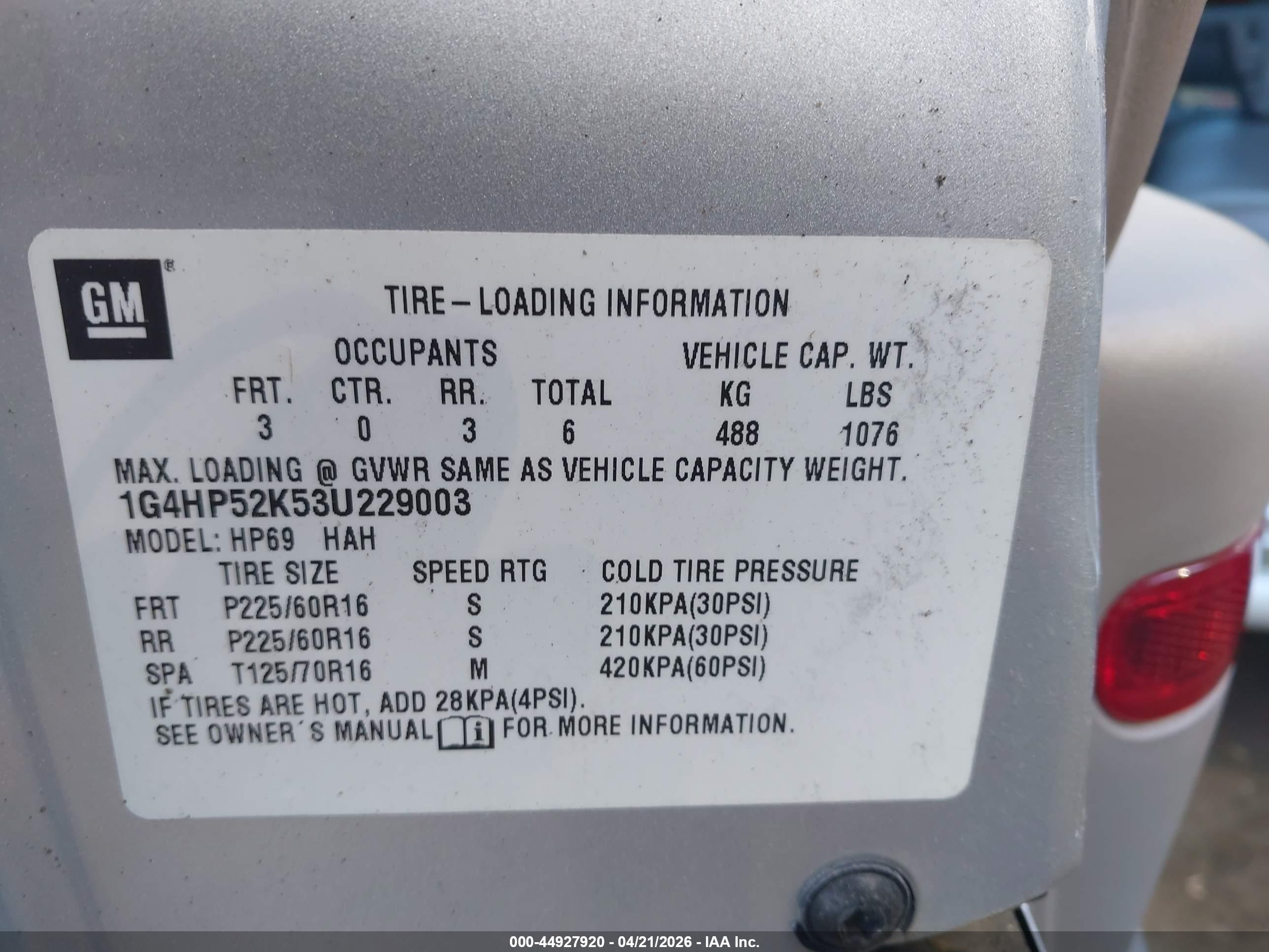 BUICK LESABRE image 9
