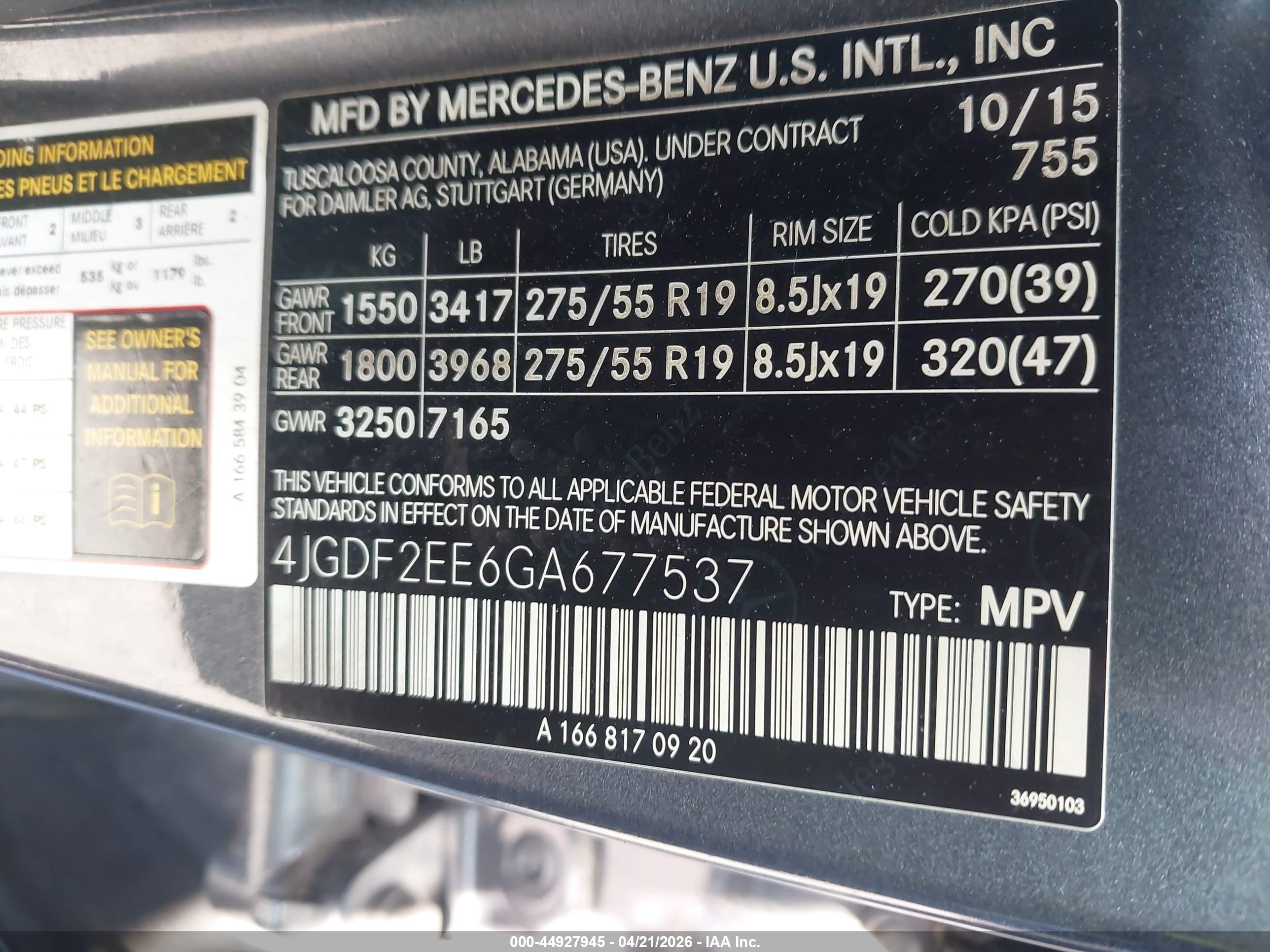 MERCEDES-BENZ GL image 9