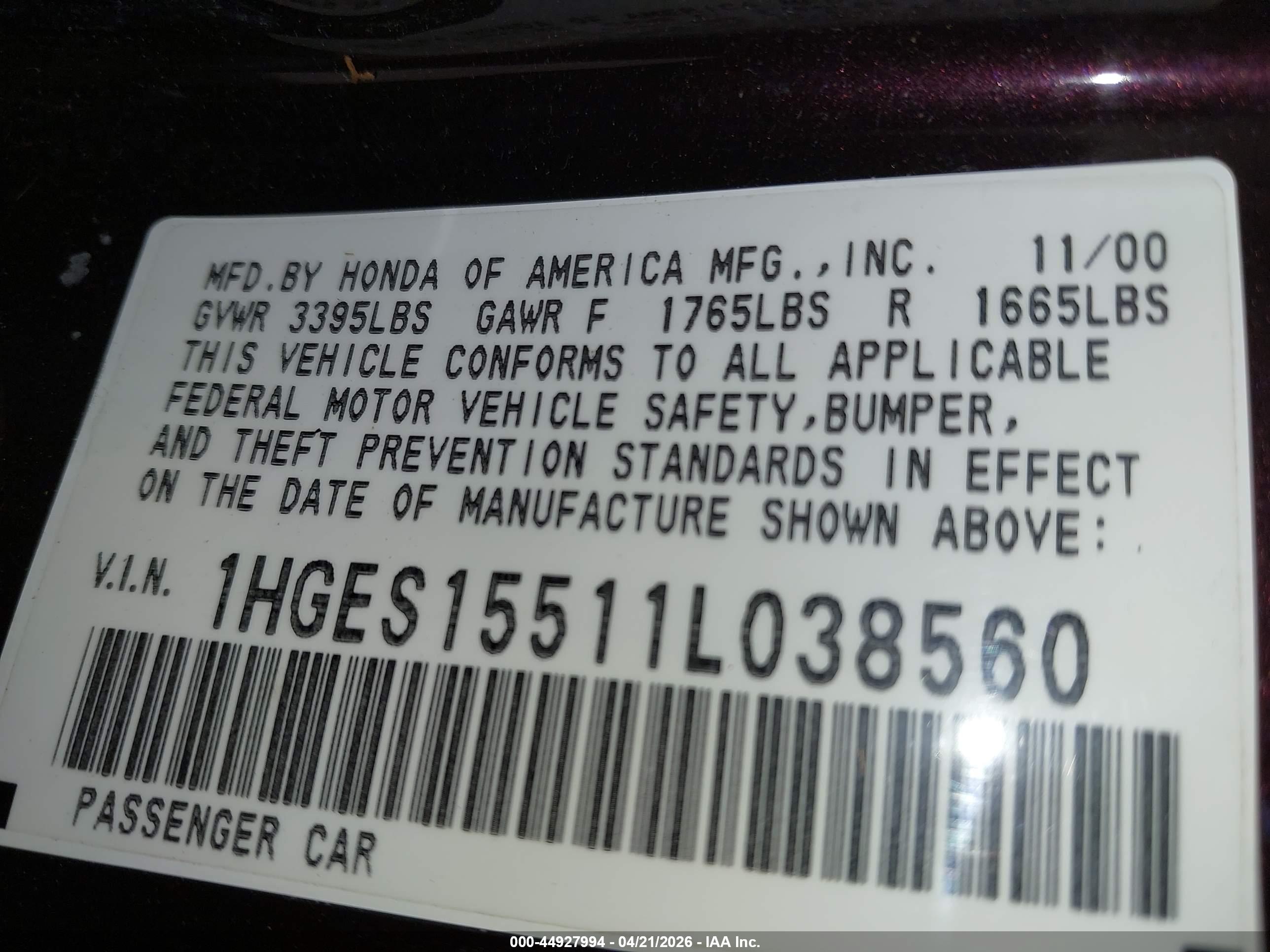 HONDA CIVIC image 9
