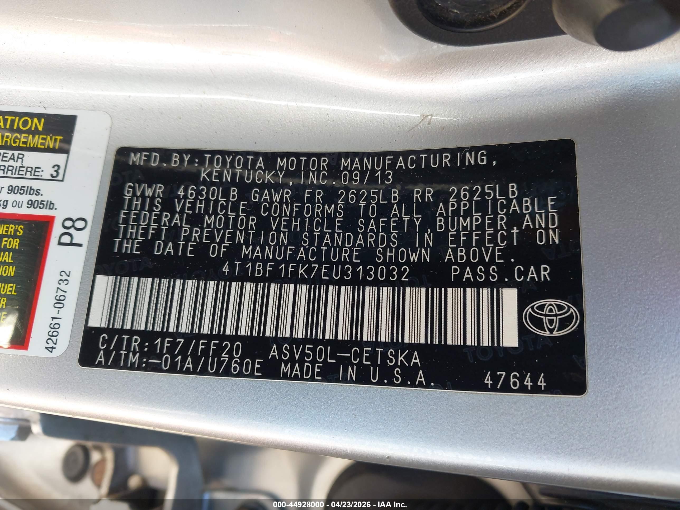 TOYOTA CAMRY image 9