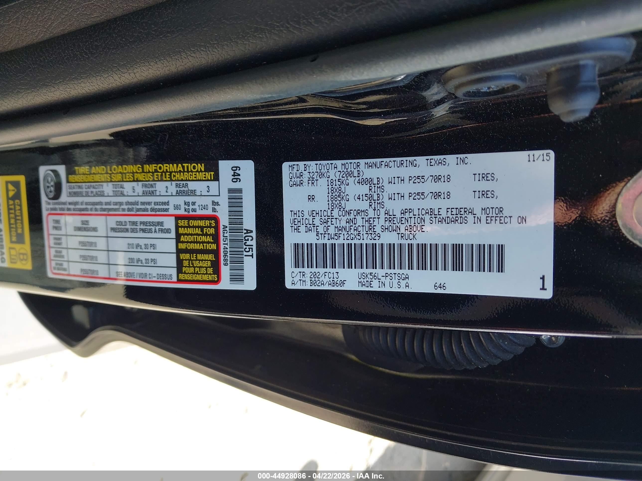 TOYOTA TUNDRA image 9
