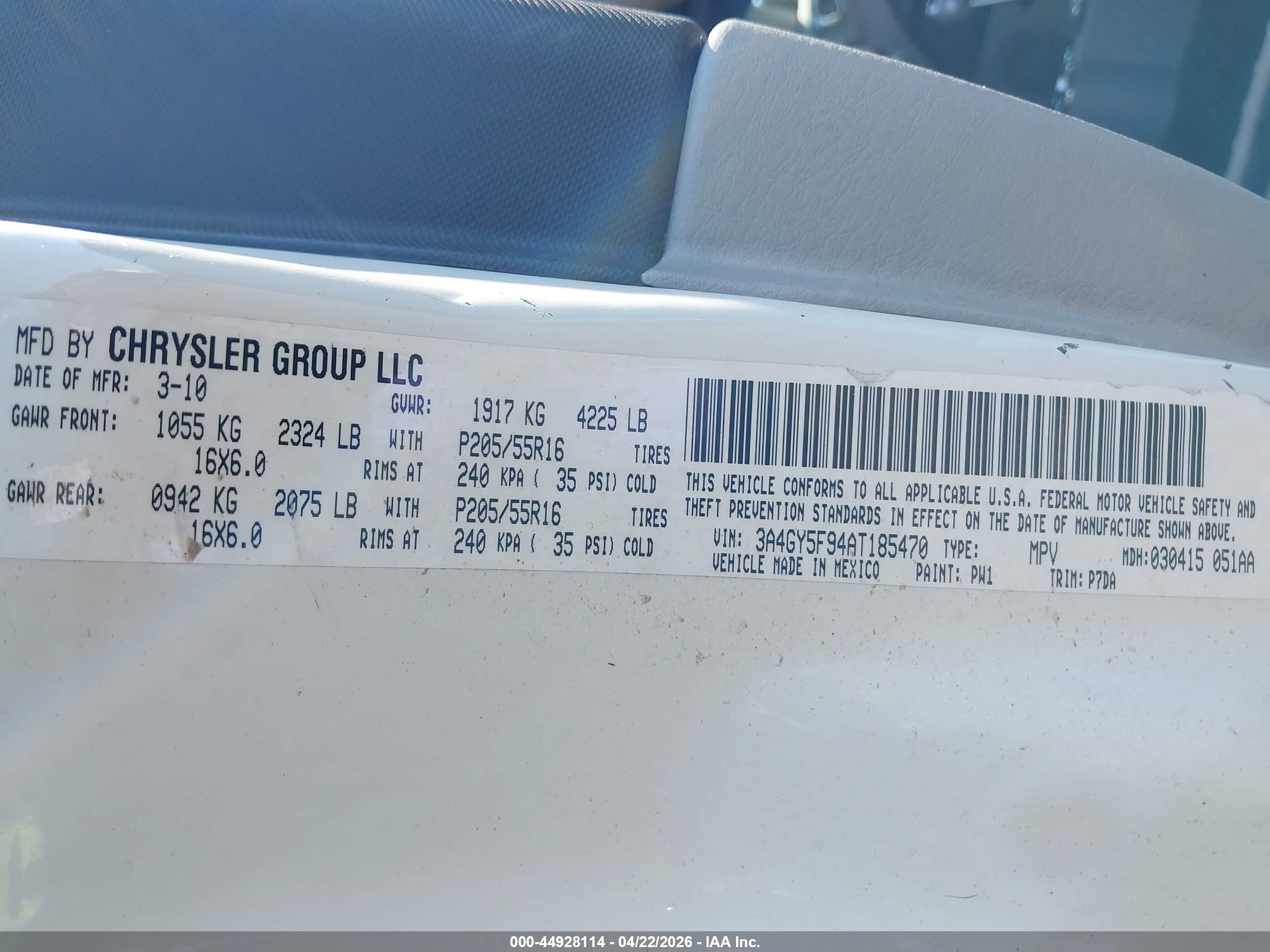 CHRYSLER PT image 9