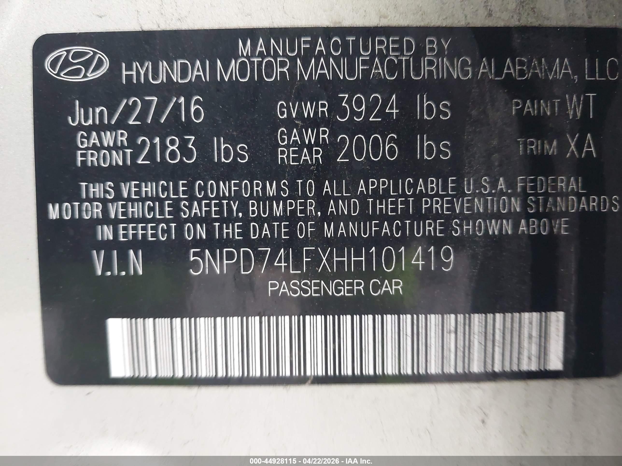 HYUNDAI ELANTRA image 9