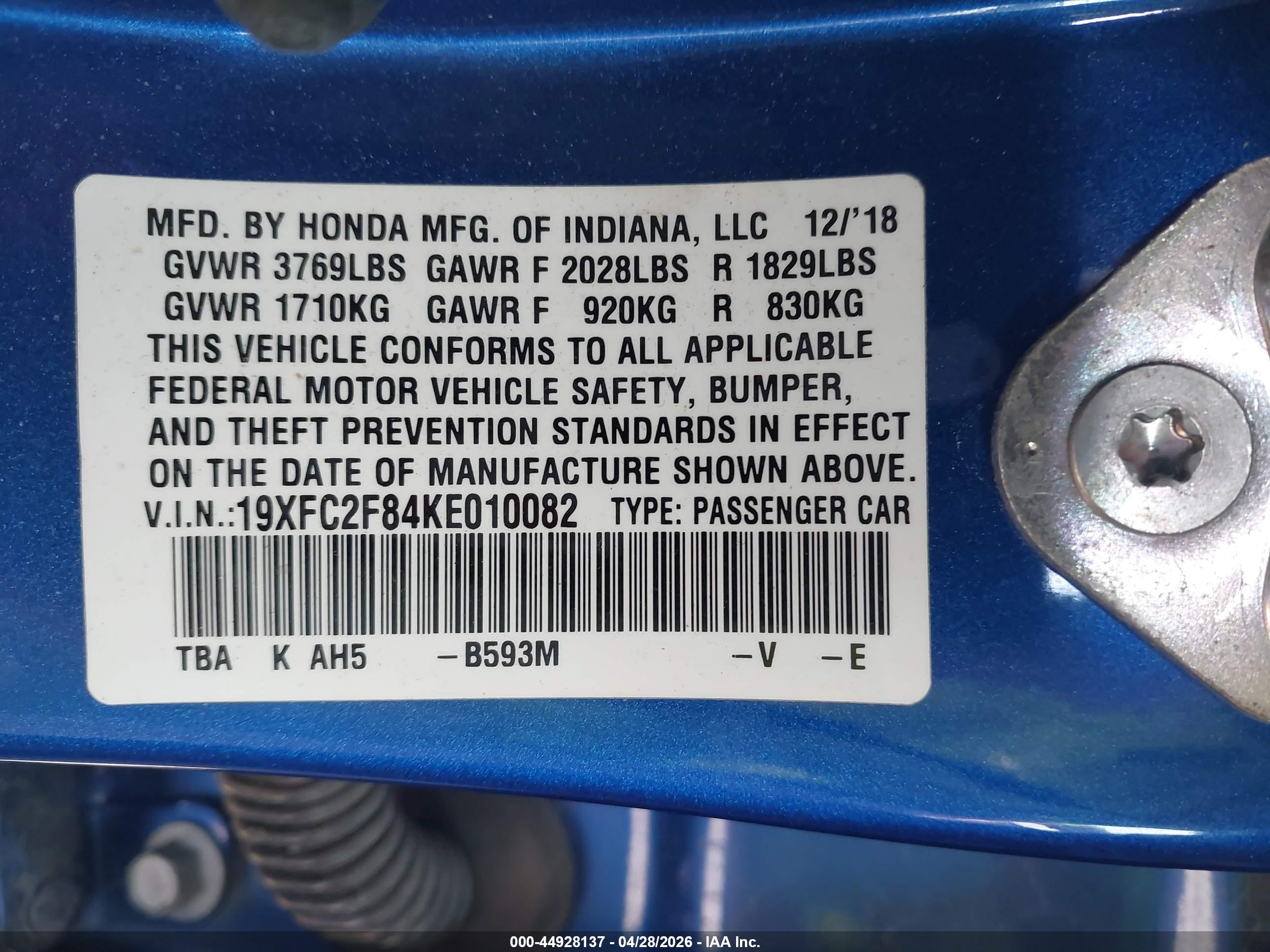 HONDA CIVIC image 9