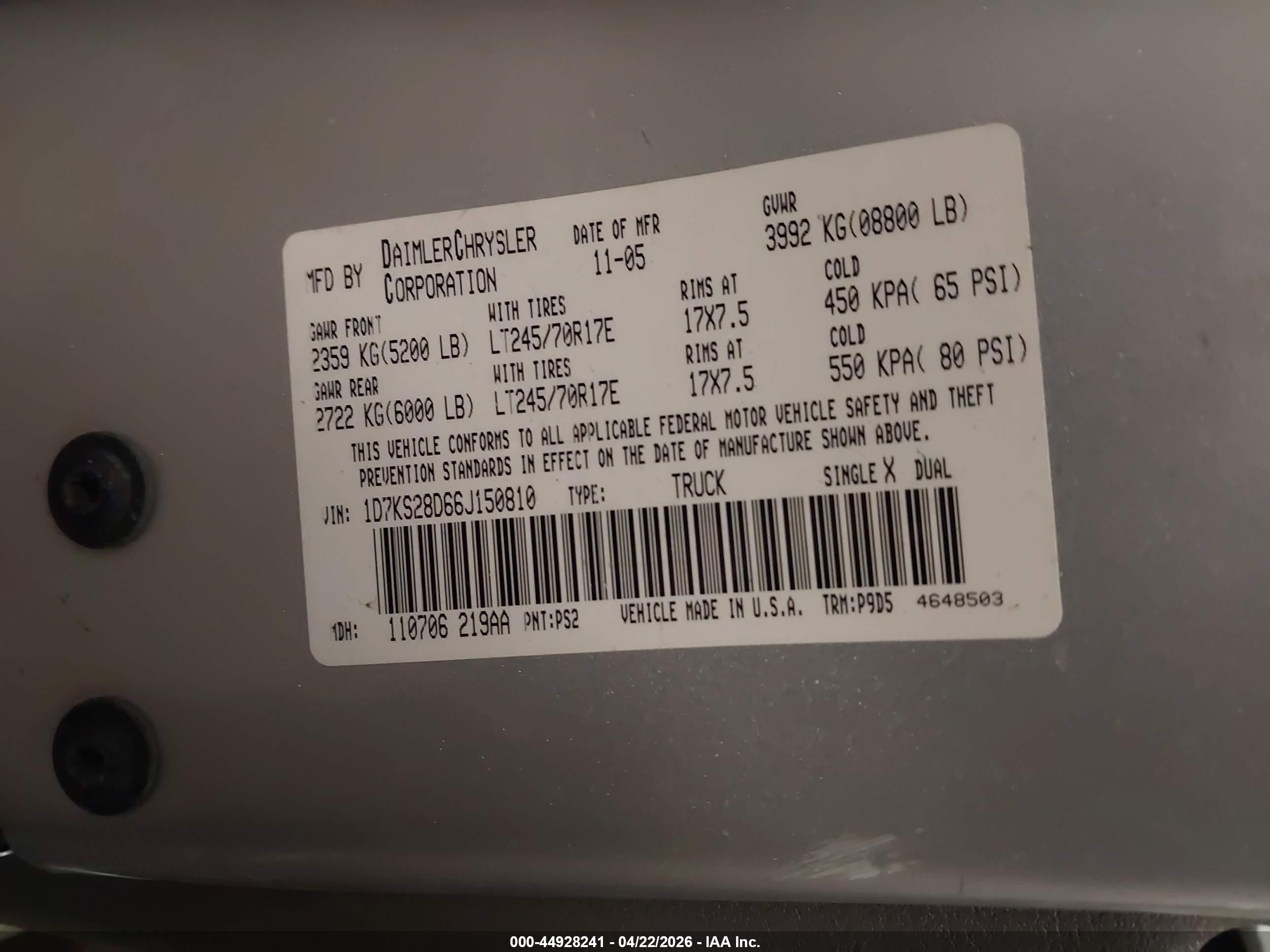 DODGE RAM image 9