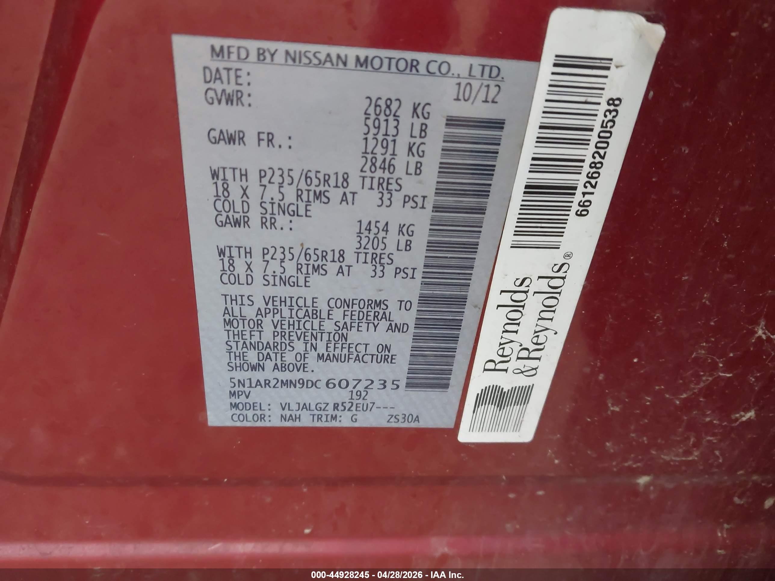 NISSAN PATHFINDER image 9