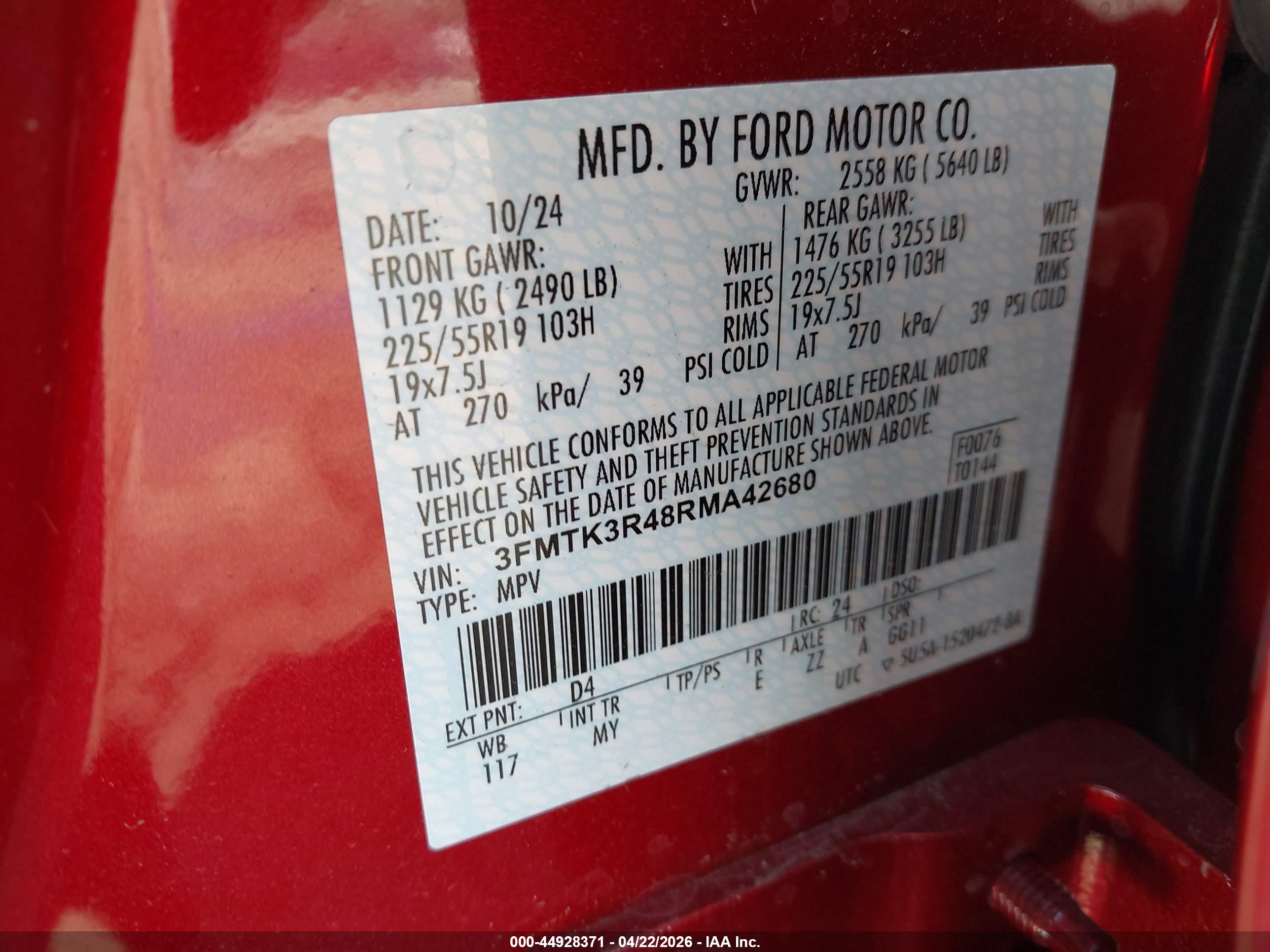 FORD MUSTANG image 9