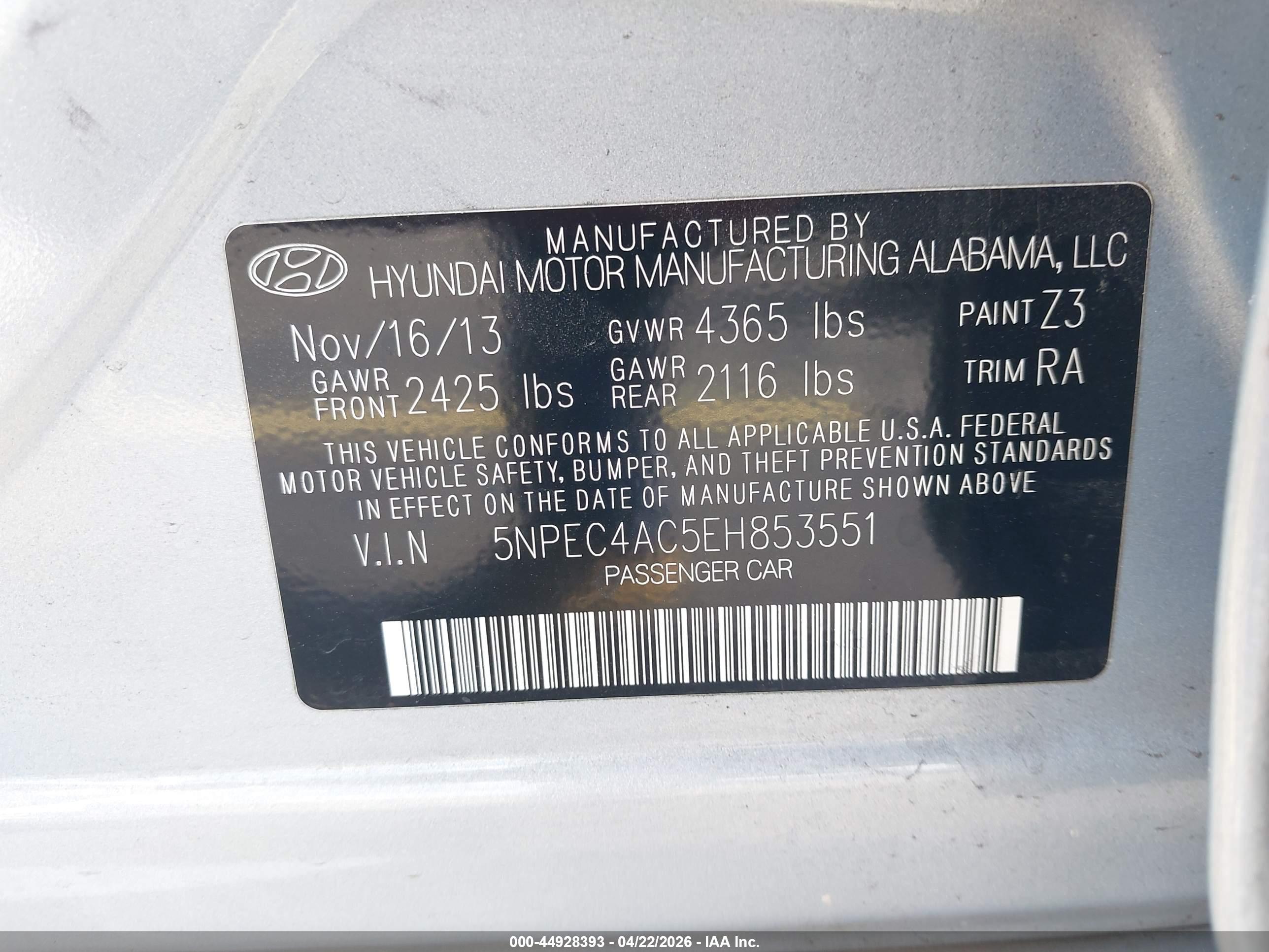 HYUNDAI SONATA image 9