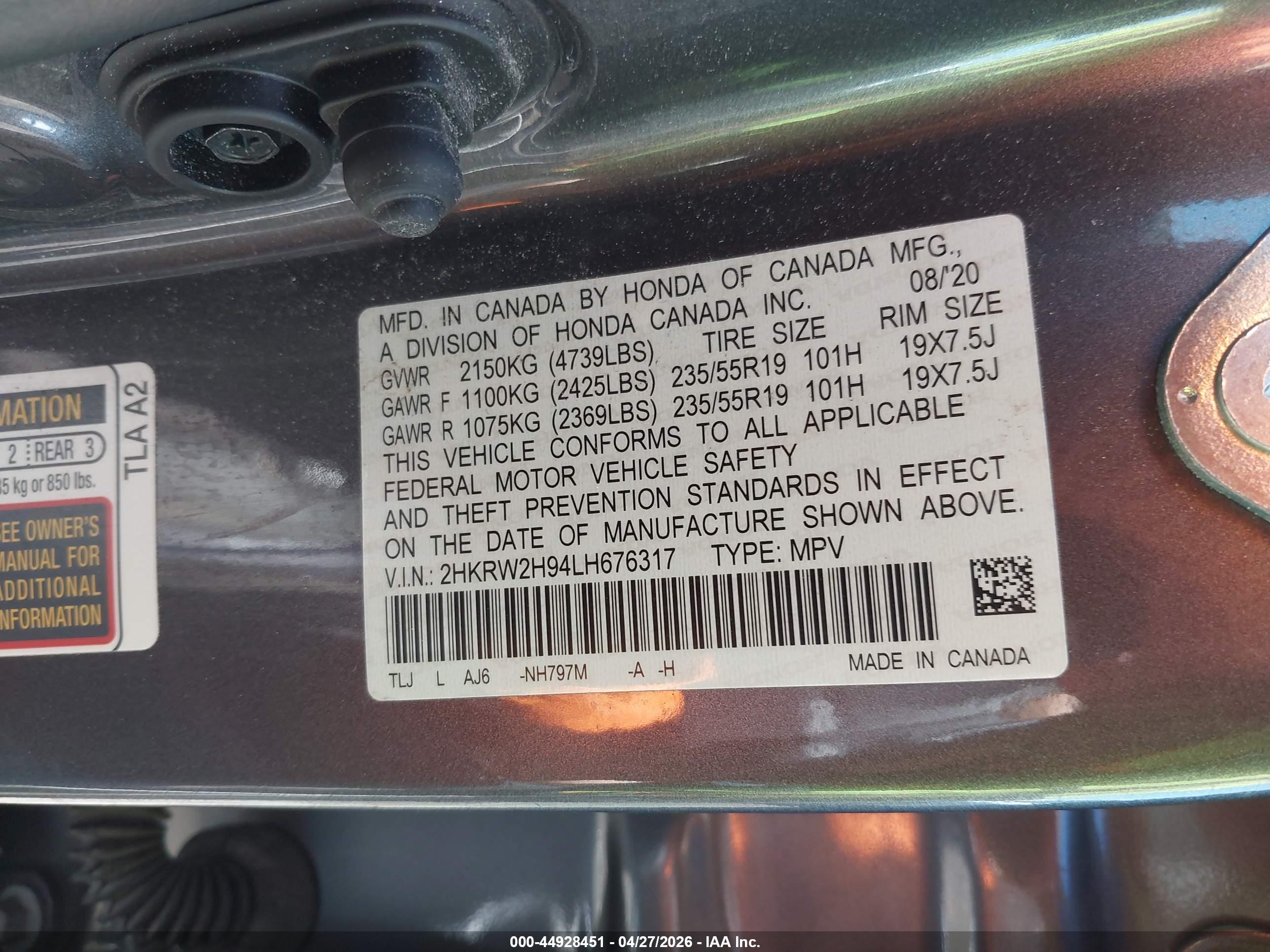 HONDA CR-V image 9